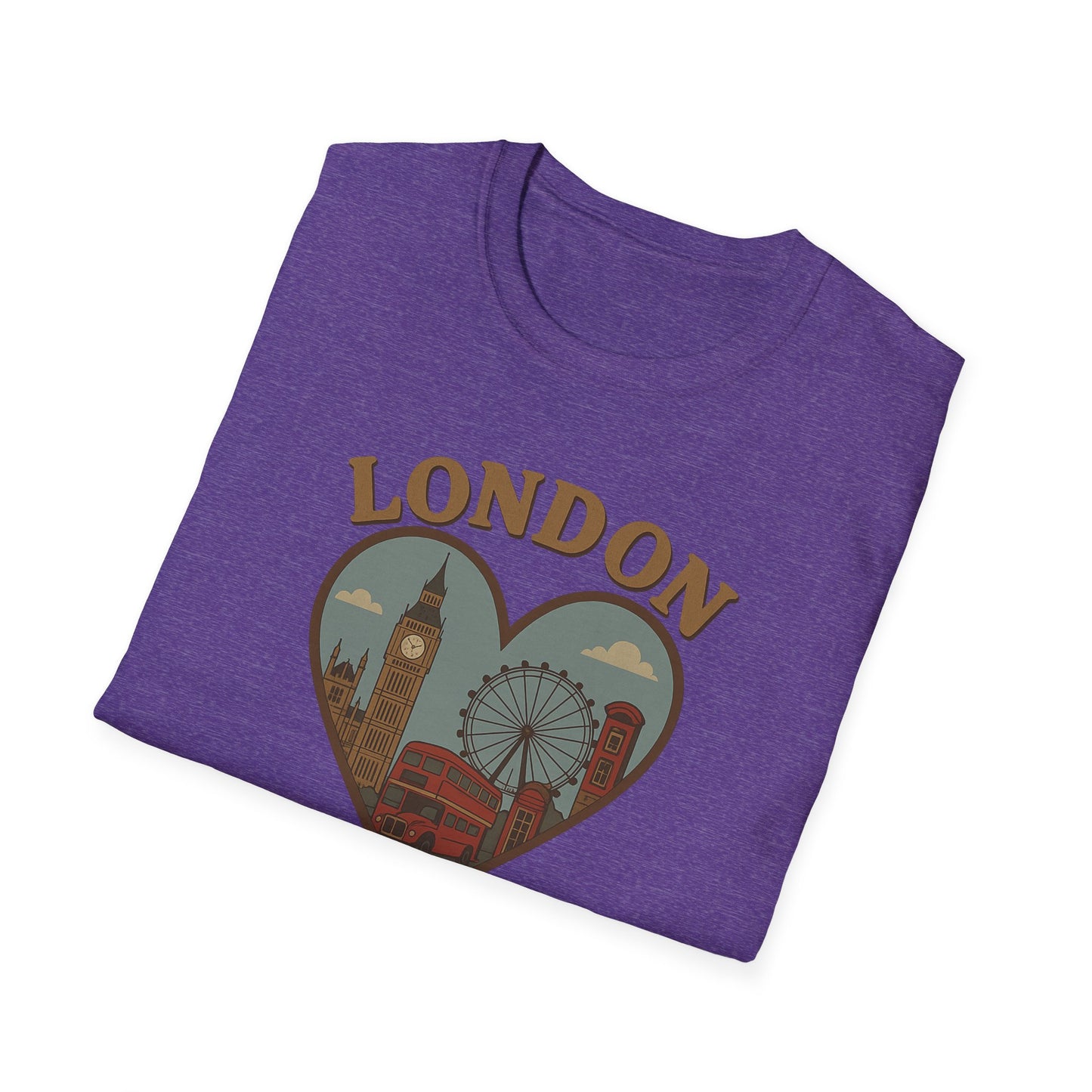 Celebrate Your Love for London with This Quirky Gildan 64000 Soft T-Shirt