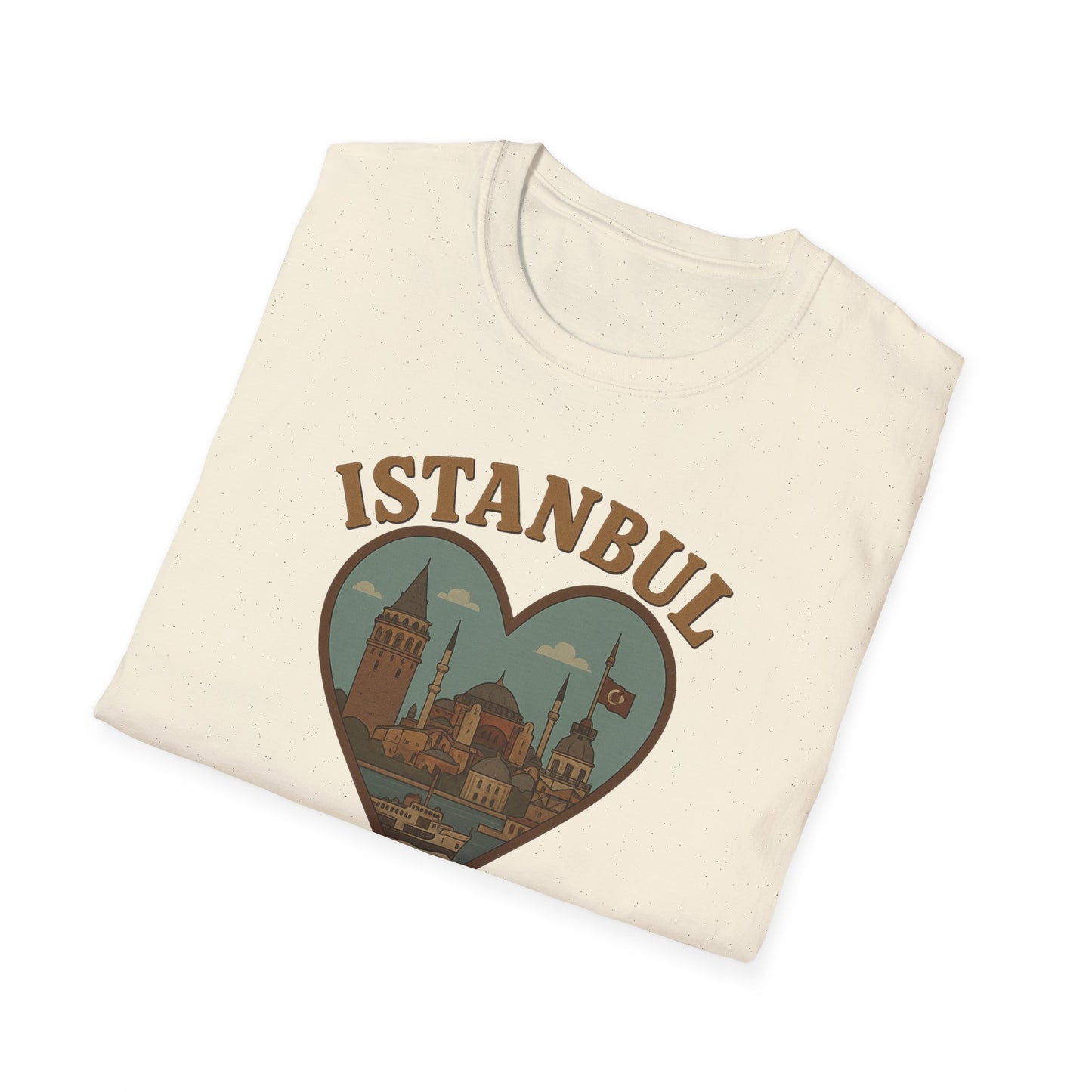 Embrace Istanbul Magic with Our Heartfelt Unisex Graphic Tee