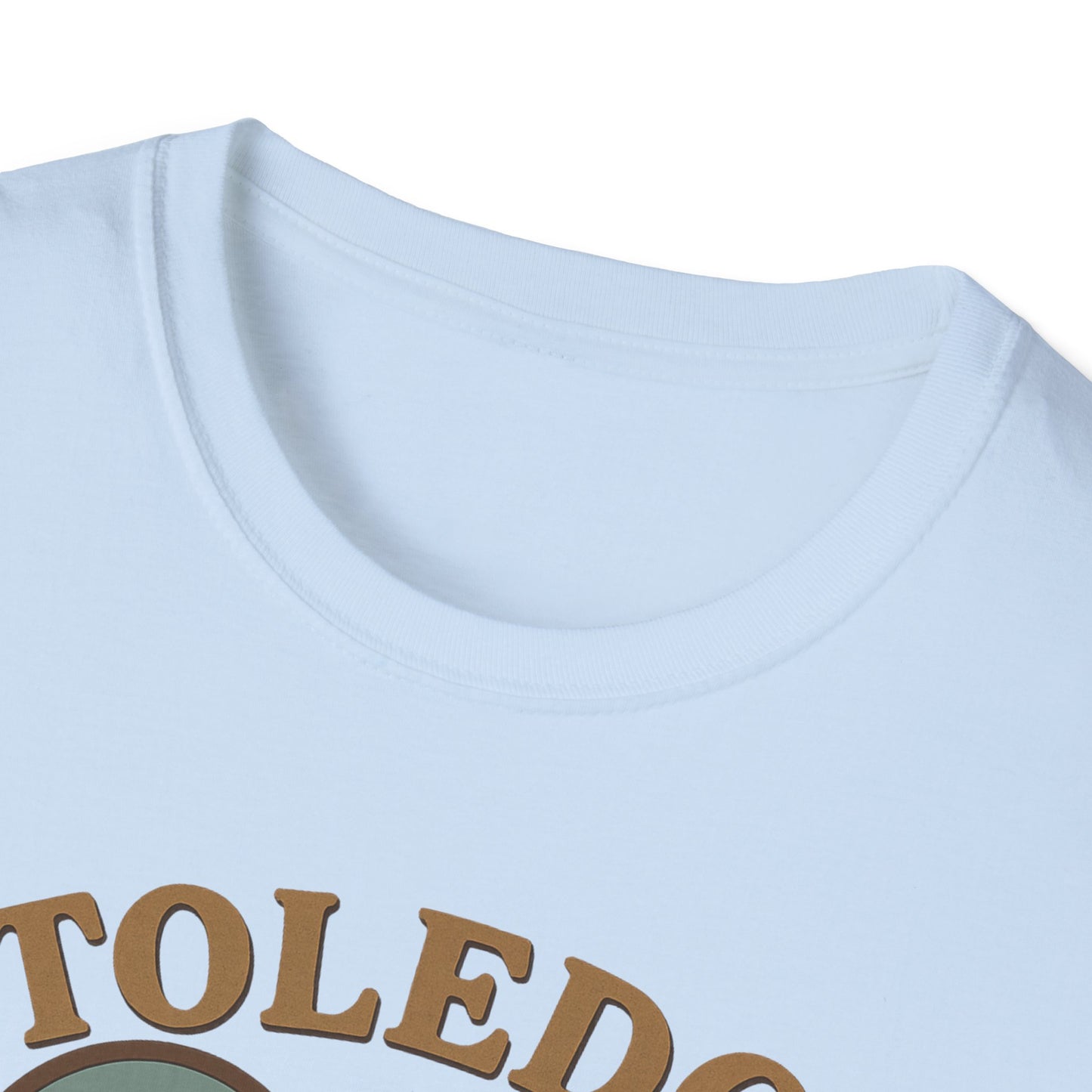 Fall Madly In Love with Toledo Skyline Heartbeat Unisex Tee
