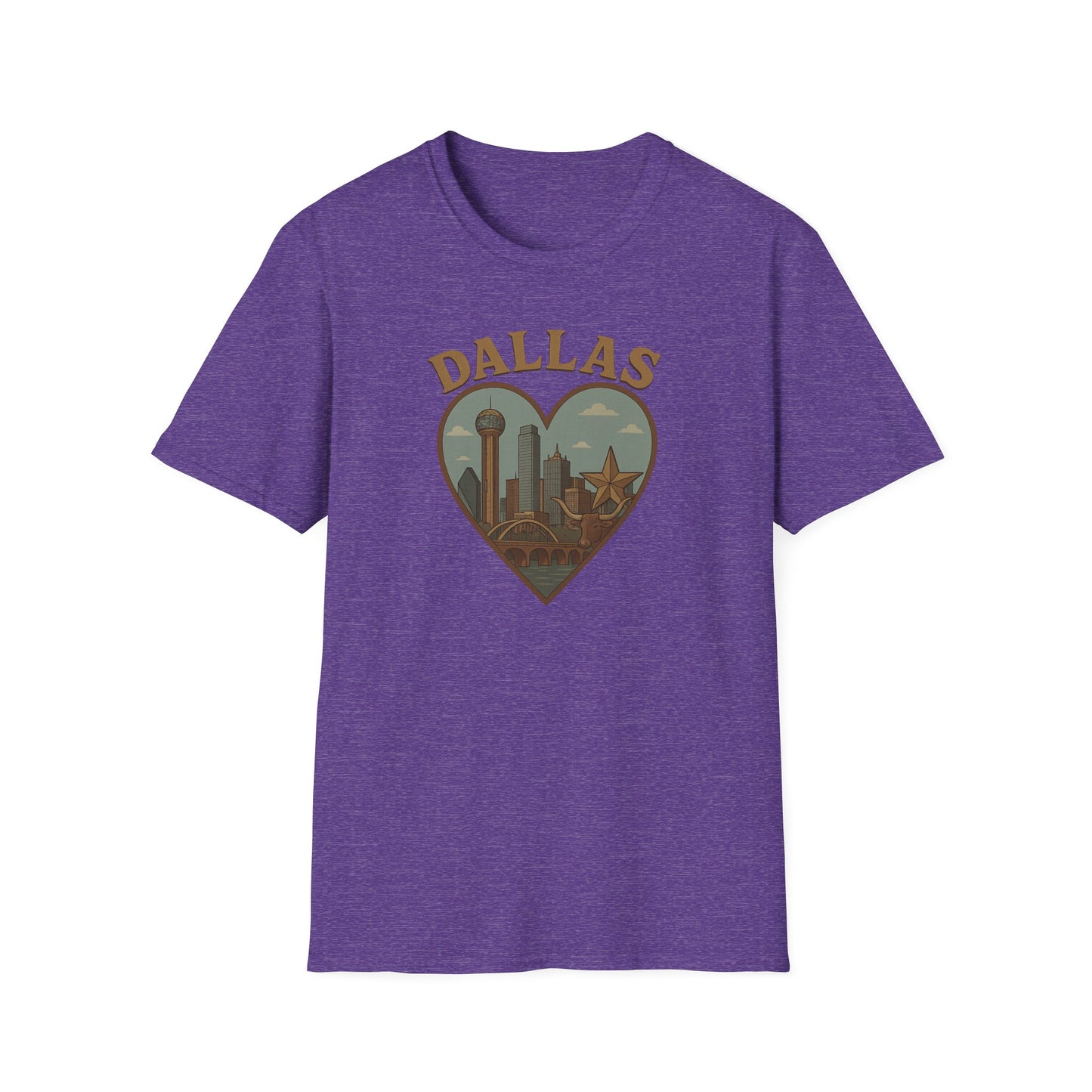 Dallas Dreamscape Tee: Unisex Soft Fit for Cowboys and Skylines Lovers!
