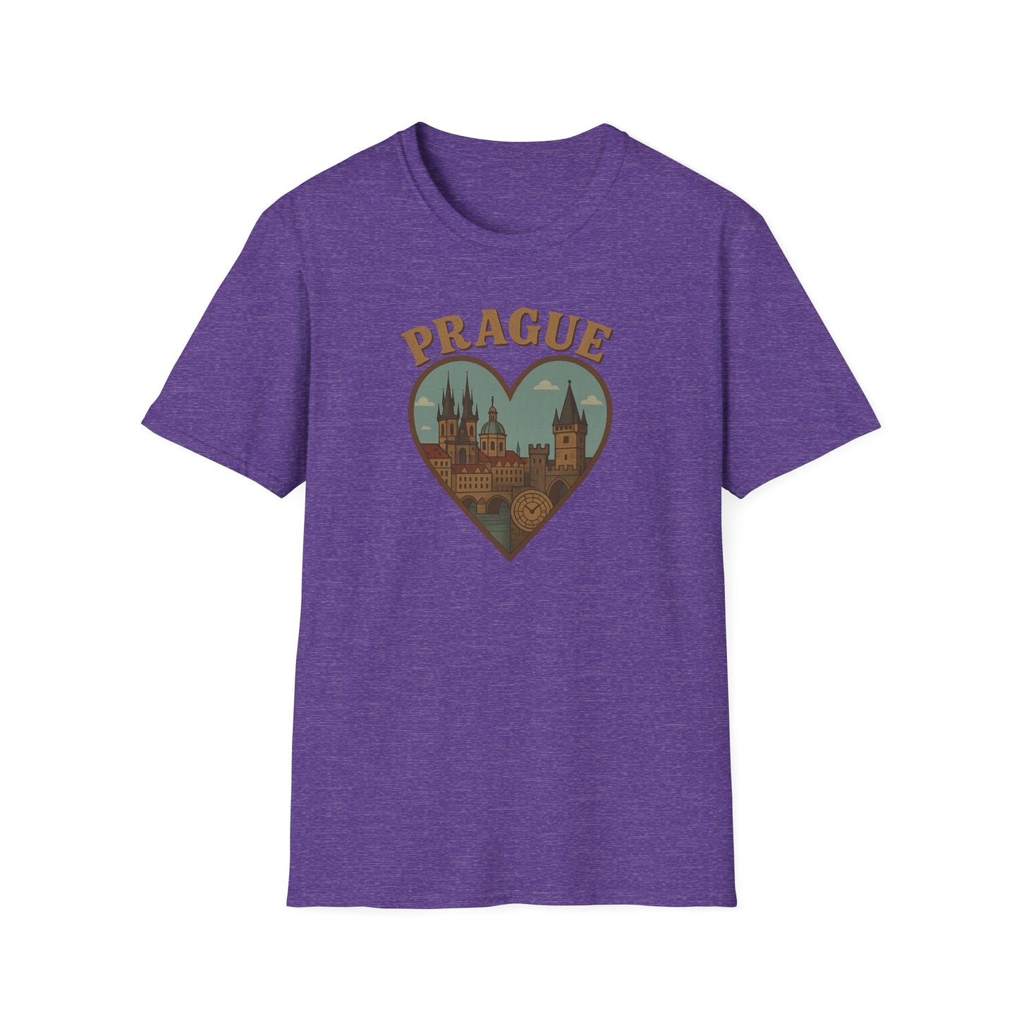 Unisex Shirt With Heartwarming Architecture of Enchanting Prague