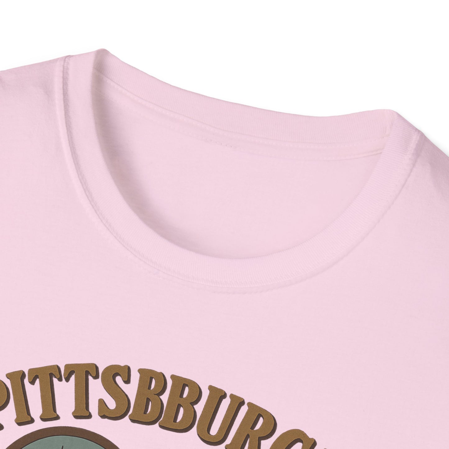 Fall in Love with Pittsburgh's Skyline Heart T-shirt – Unisex Urban Romance Tee