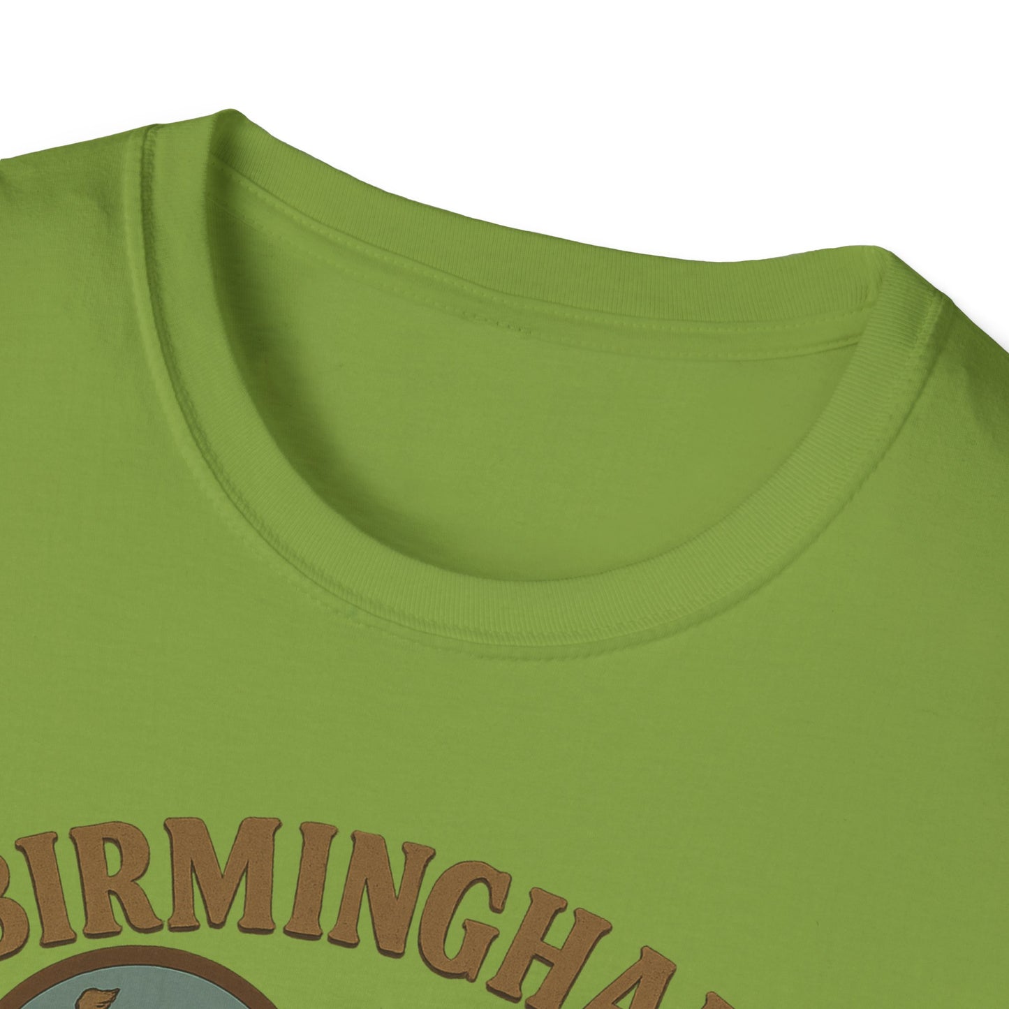 Epic Birmingham Alabama T-Shirt with Skyline and Vulcan - Soft Unisex Gift Apparel