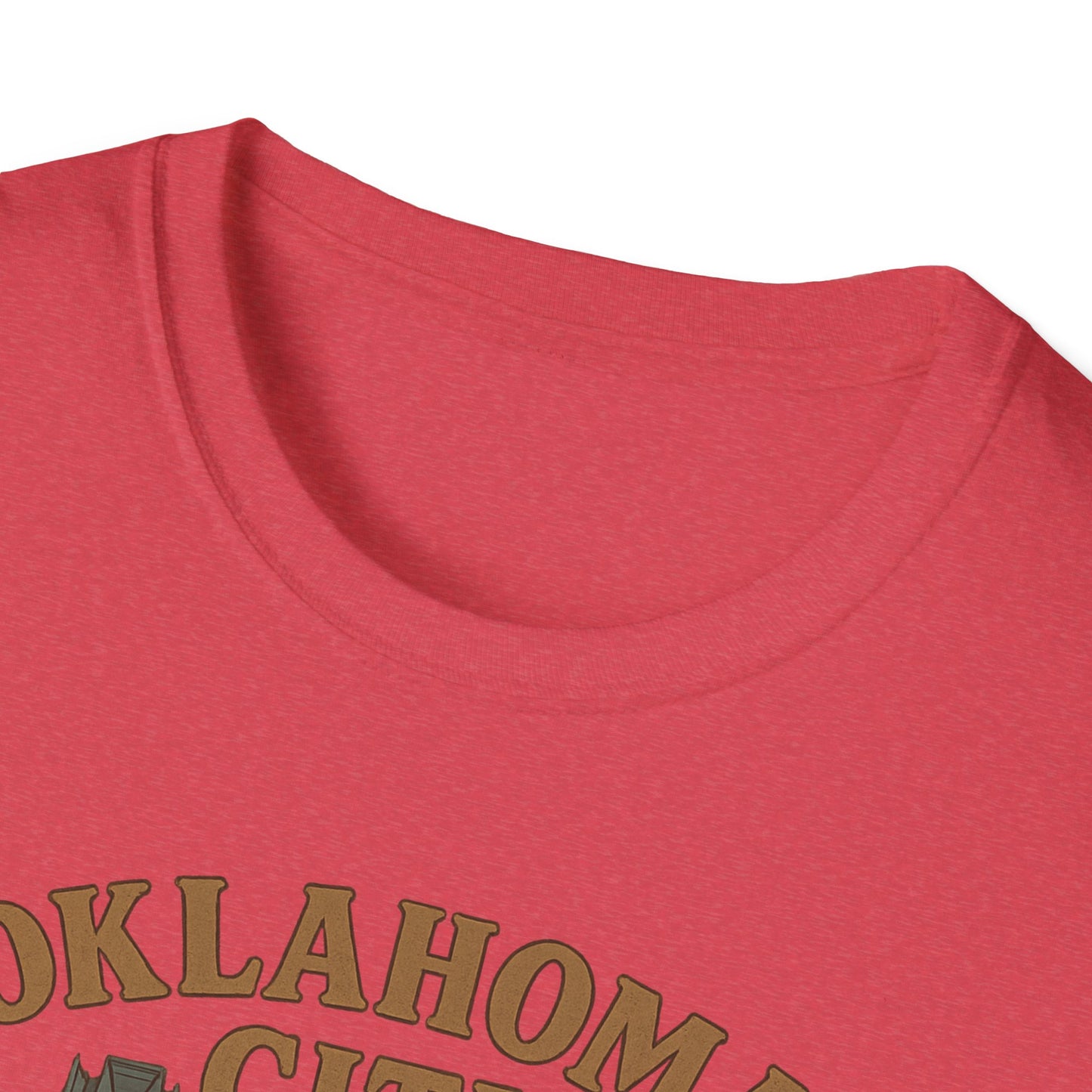 Fall Head Over Heels for Oklahoma City with This Soft Unisex Skyline Tee
