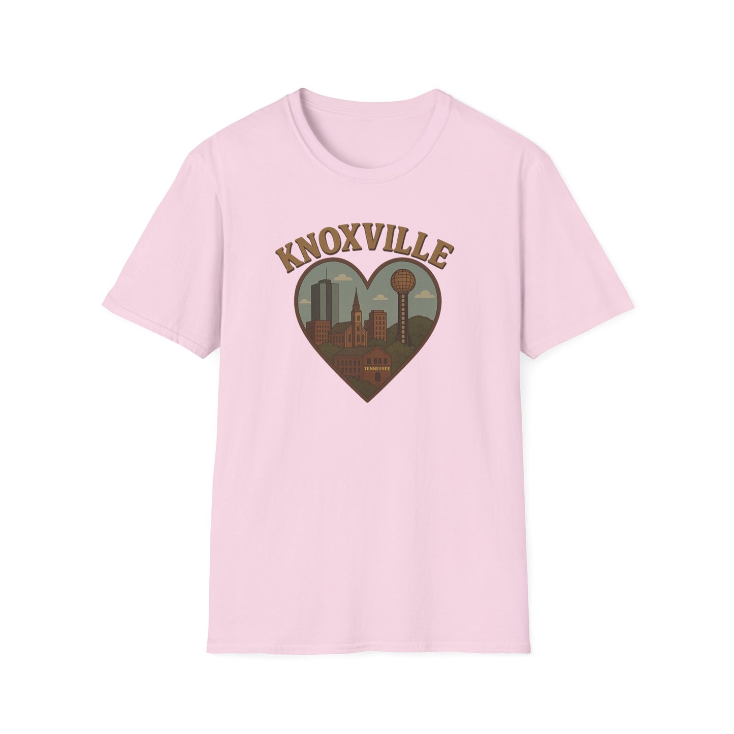 Fall in Love with Knoxville's Iconic Skyline on a Tee - Unisex, Soft, and Perfect for Any Adventure!