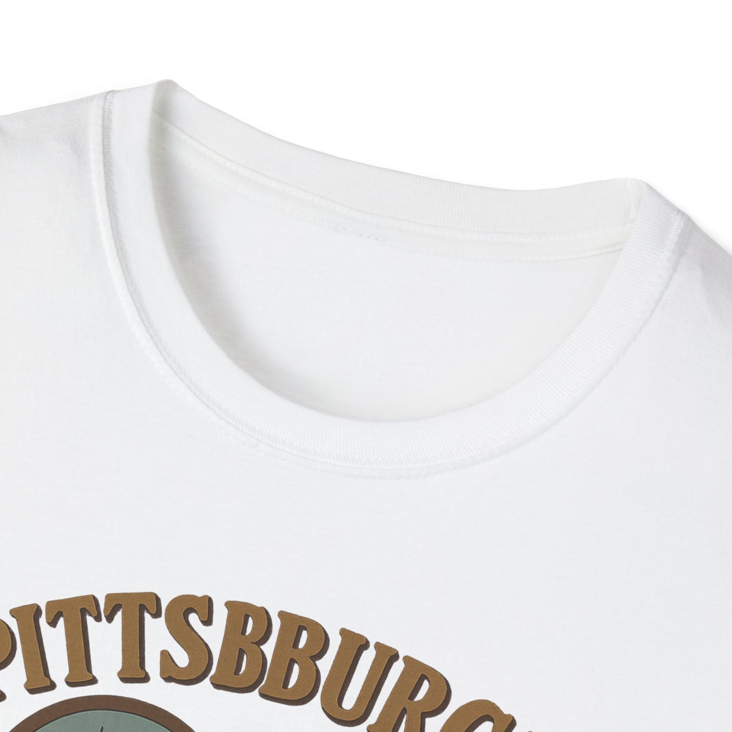 Fall in Love with Pittsburgh's Skyline Heart T-shirt – Unisex Urban Romance Tee