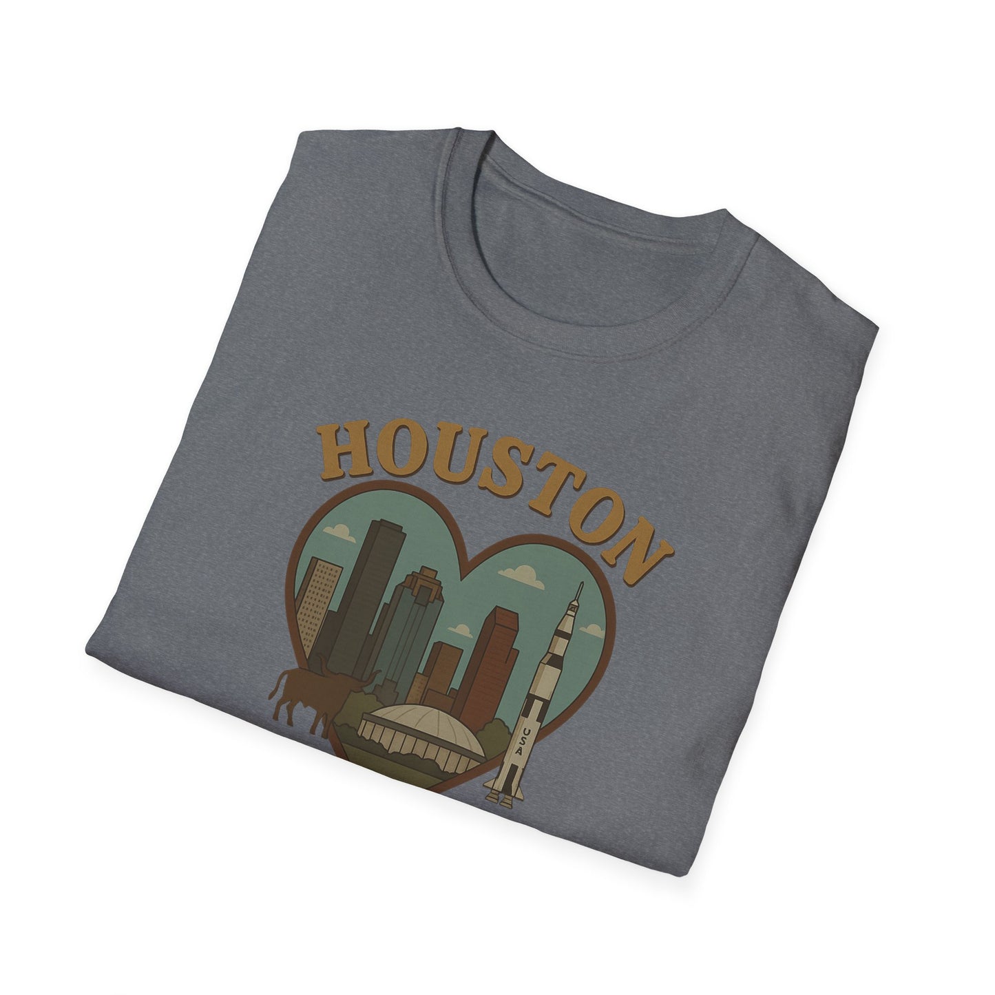 Blast Off to Adventure with Our Out-of-this-World Houston Love Tee