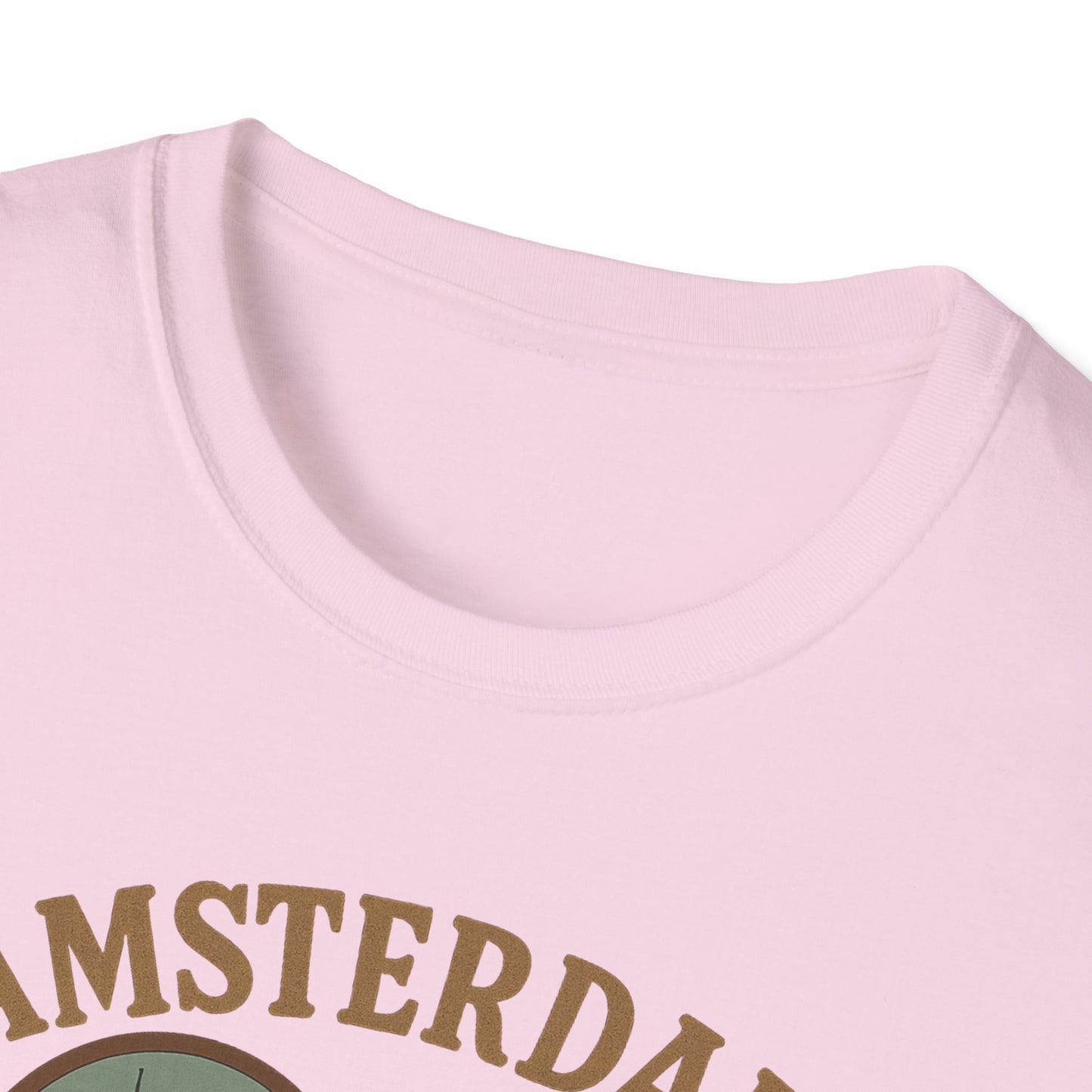 Fall in Love with Amsterdam: Unisex Soft T-Shirt for Travel Enthusiasts