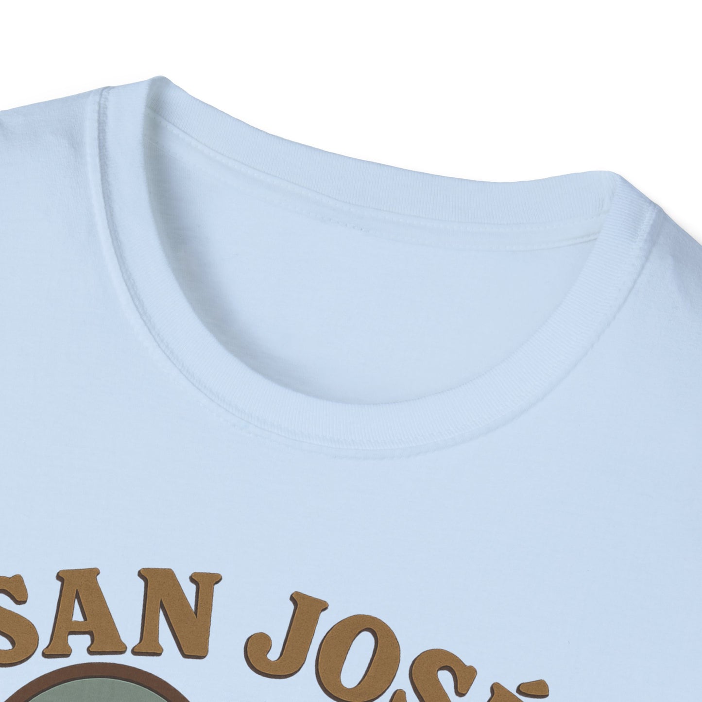 Fall in Love with San José: Unisex T-Shirt Celebrating Urban Vibes and Soft Comfort