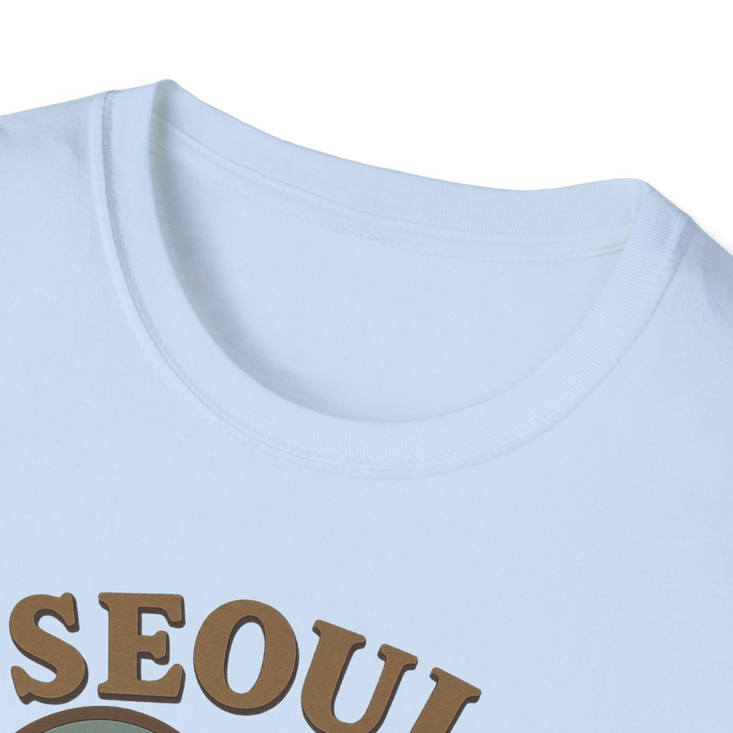 Love Seoul Heart T-Shirt for Wanderlust Enthusiasts with Soft Unisex Fit