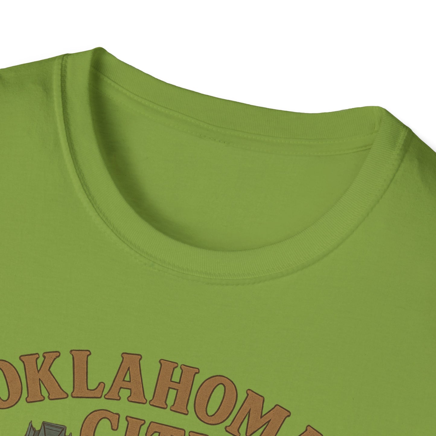Fall Head Over Heels for Oklahoma City with This Soft Unisex Skyline Tee
