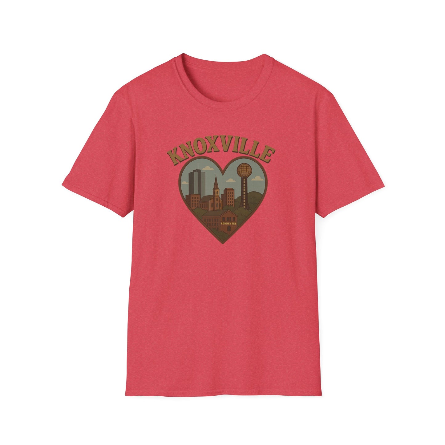 Fall in Love with Knoxville's Iconic Skyline on a Tee - Unisex, Soft, and Perfect for Any Adventure!