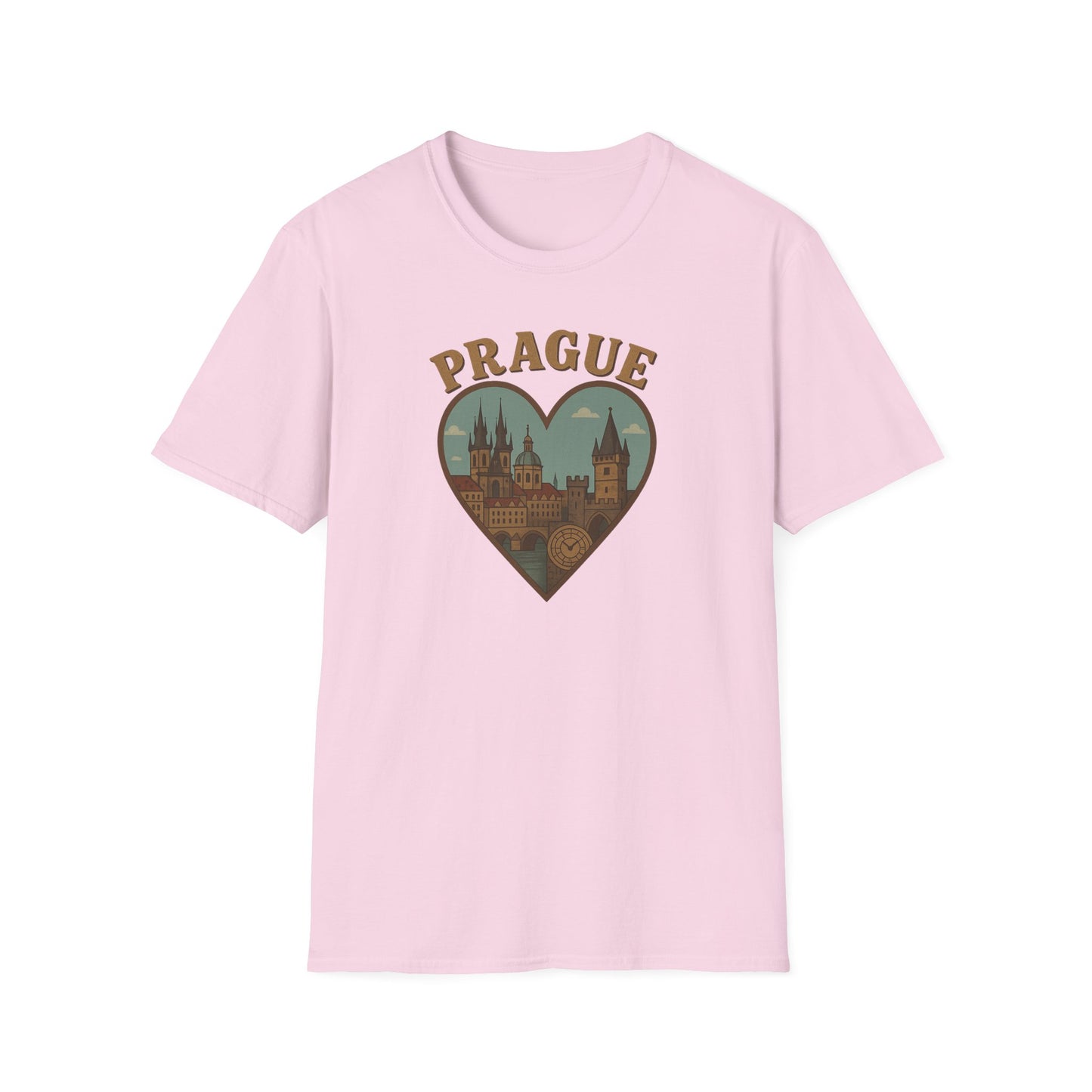 Unisex Shirt With Heartwarming Architecture of Enchanting Prague