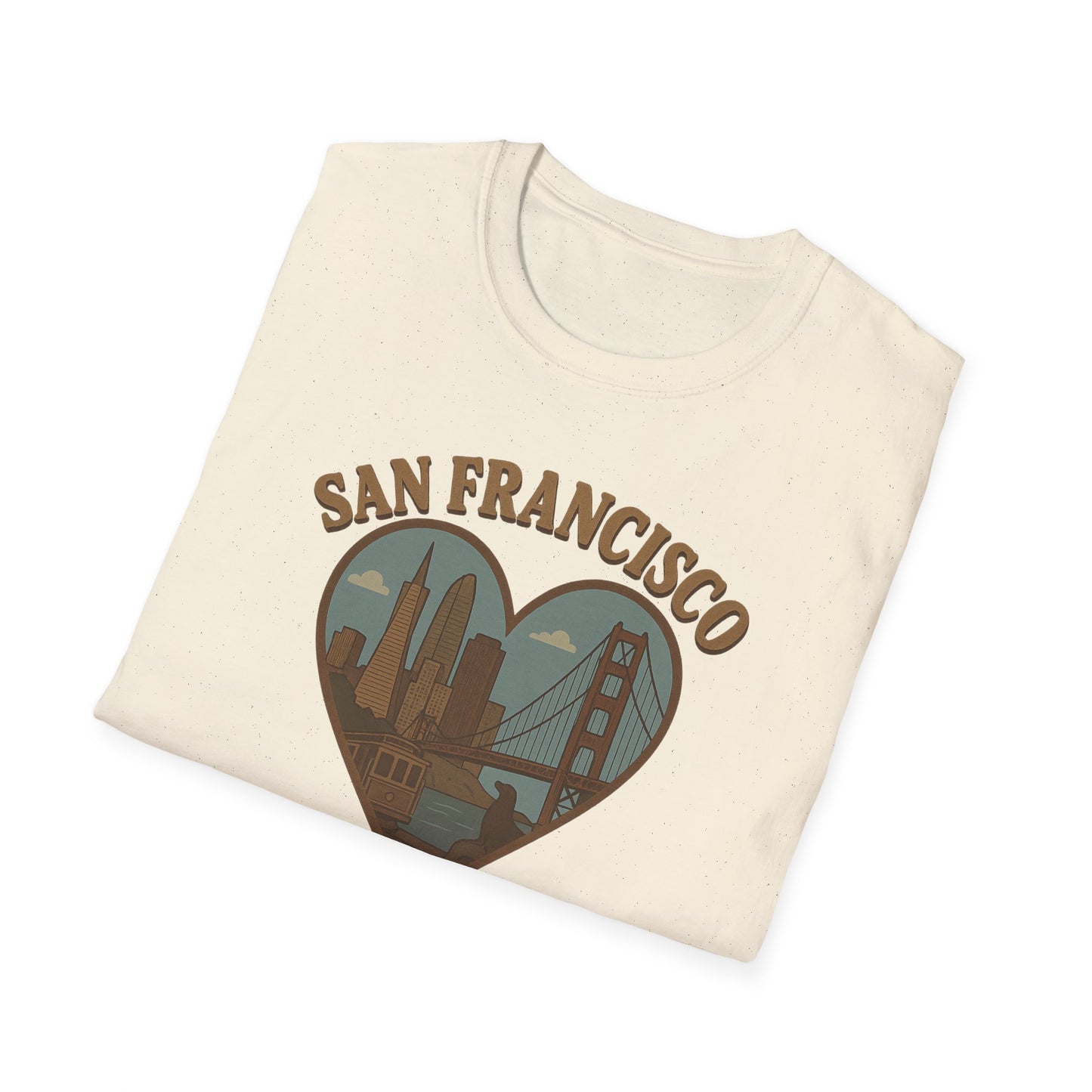 Heart of San Francisco: Vintage Skyline T-Shirt