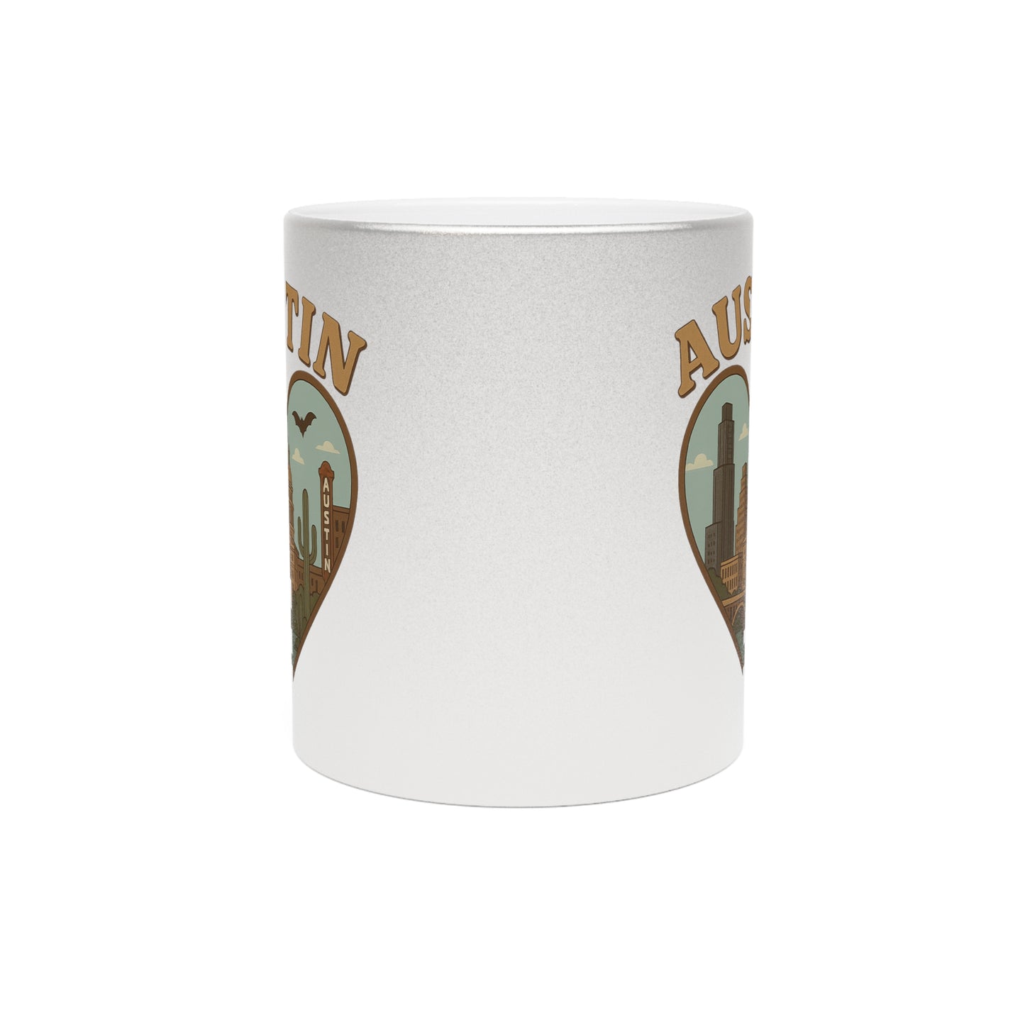 Sip Boldly with the Irresistibly Chic Austin Skyline Metallic Mug