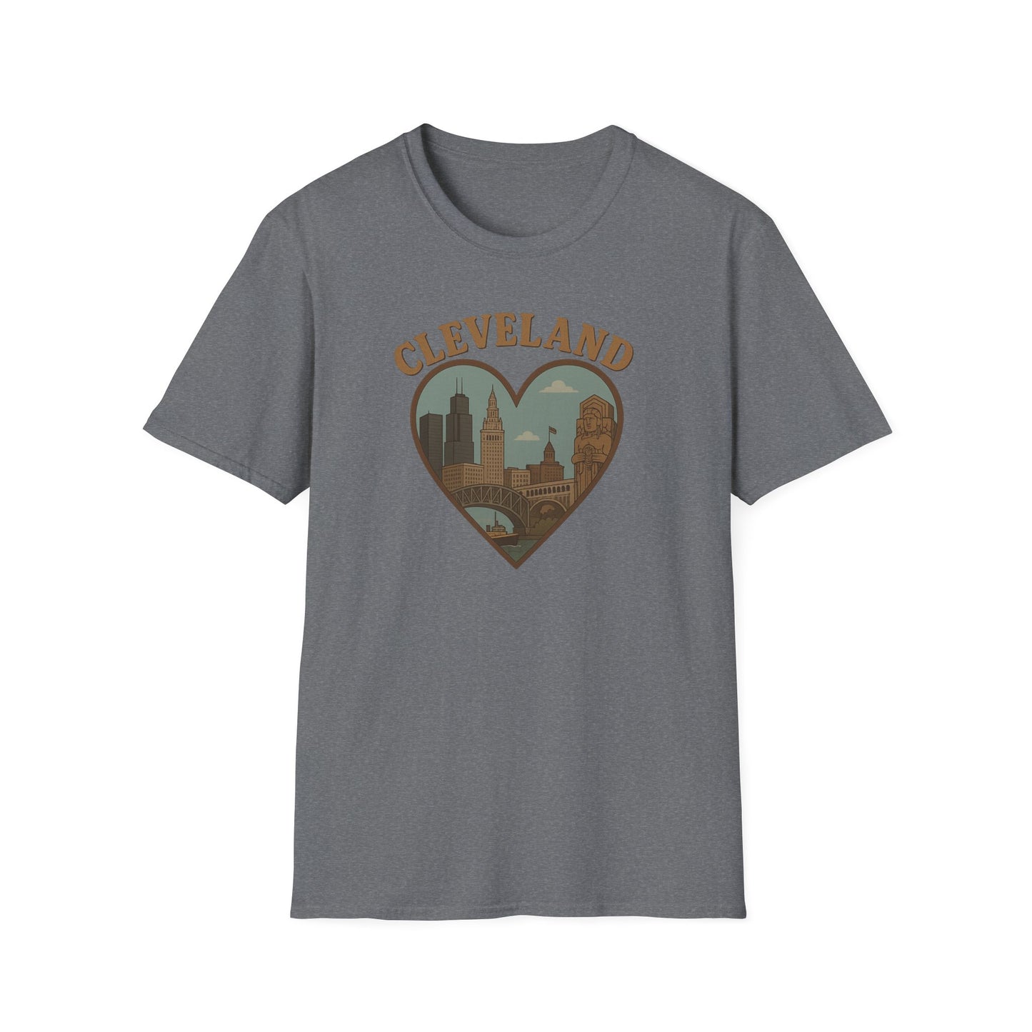 Cleveland Love Affair Shirt - Unisex Skyline Tee for Bold City Enthusiasts