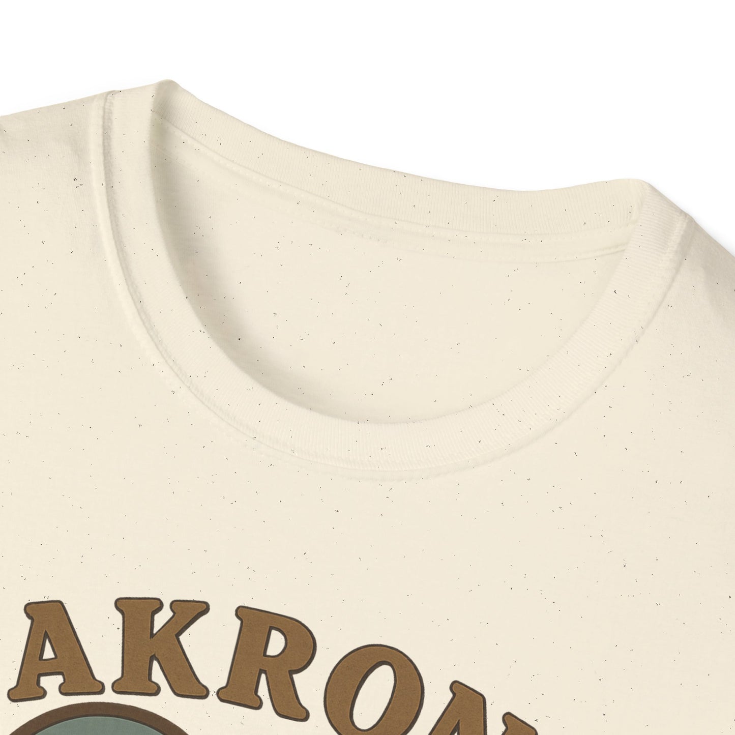 Unisex 'Love Akron' Rubber City Skyline T-Shirt for Vintage Nostalgia Vibes