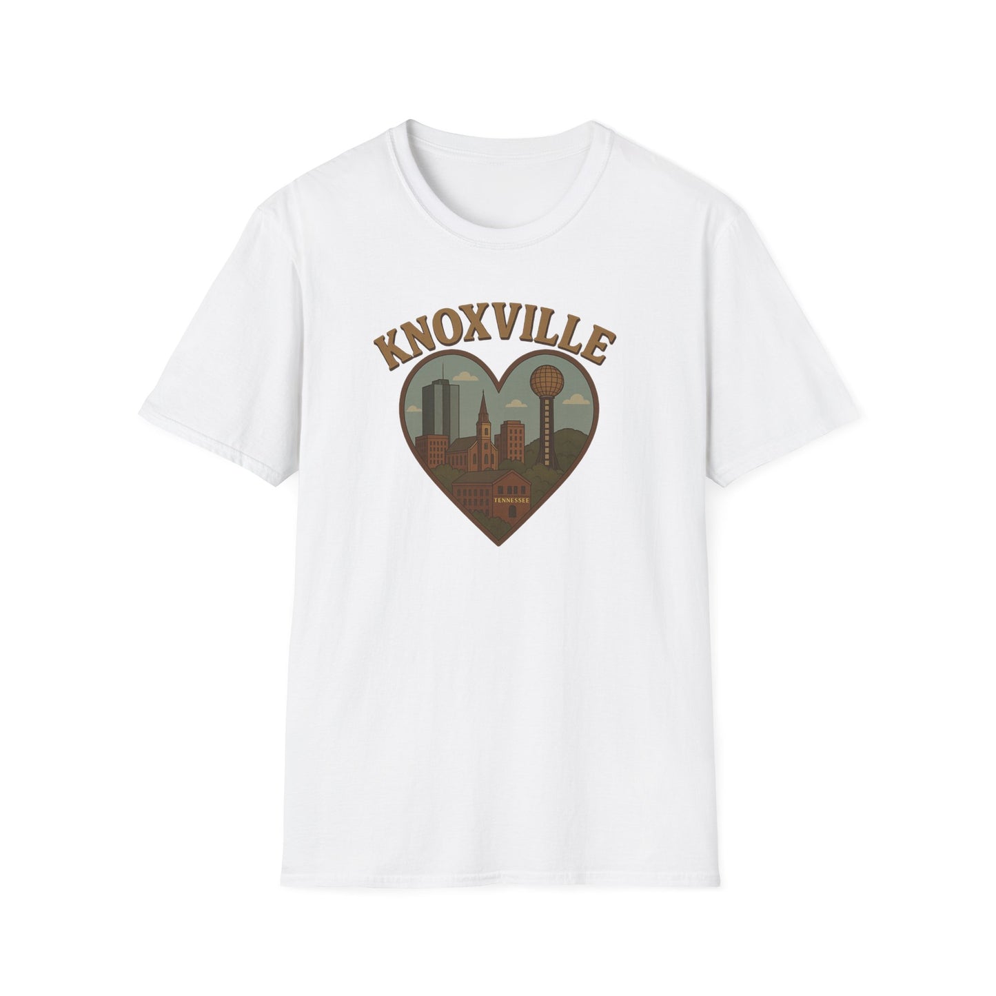 Fall in Love with Knoxville's Iconic Skyline on a Tee - Unisex, Soft, and Perfect for Any Adventure!