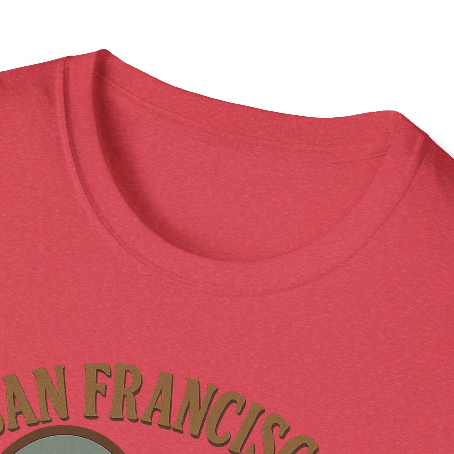 Capture Golden Bridge Vibes with Our San Francisco Heartbeat T-Shirt