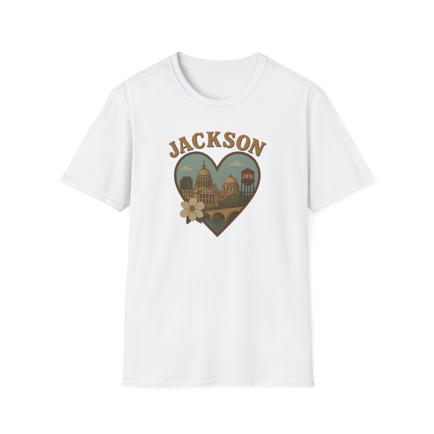 Fall in Love with Jackson's Quirky Charm on This Unisex Gildan Soft Tee!