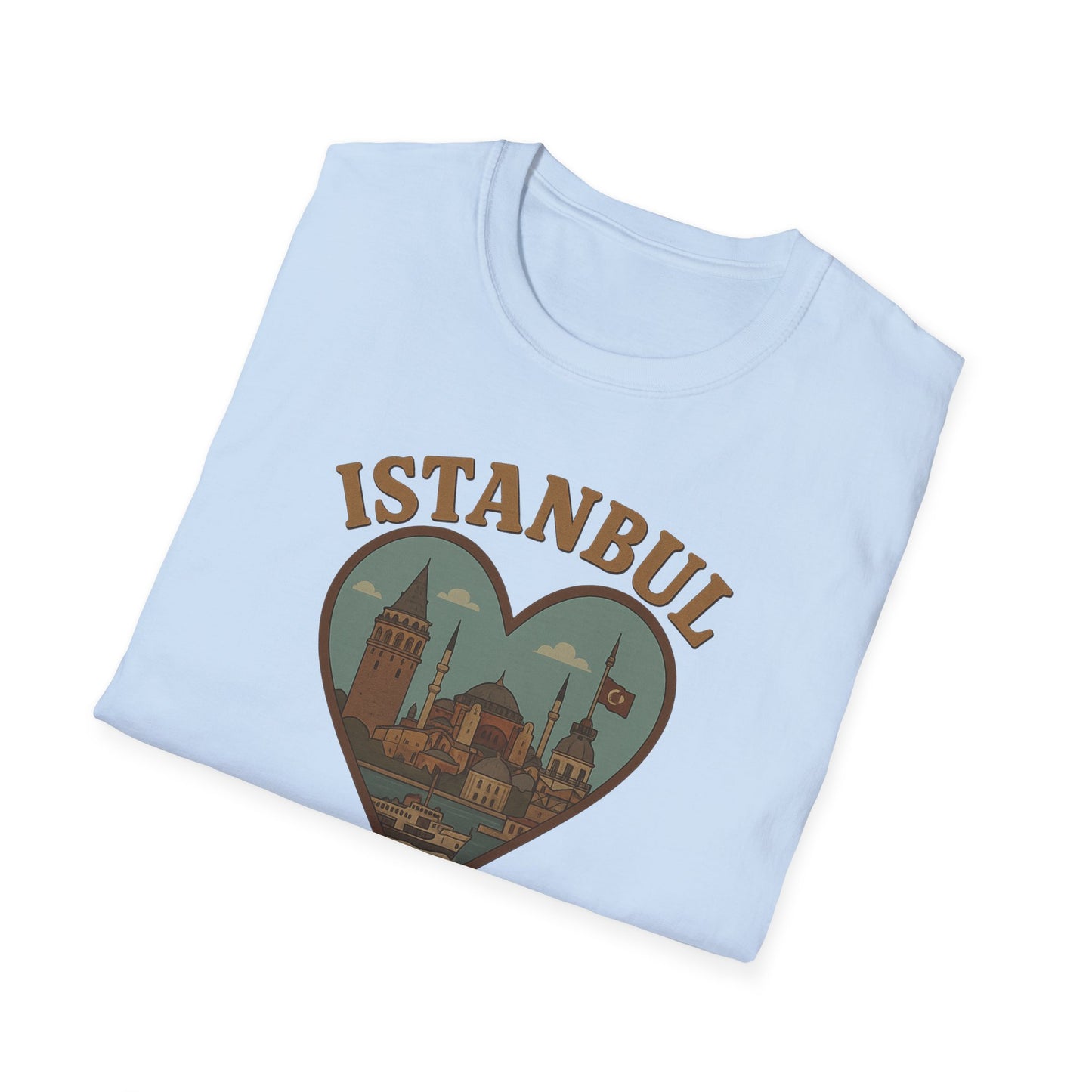Embrace Istanbul Magic with Our Heartfelt Unisex Graphic Tee