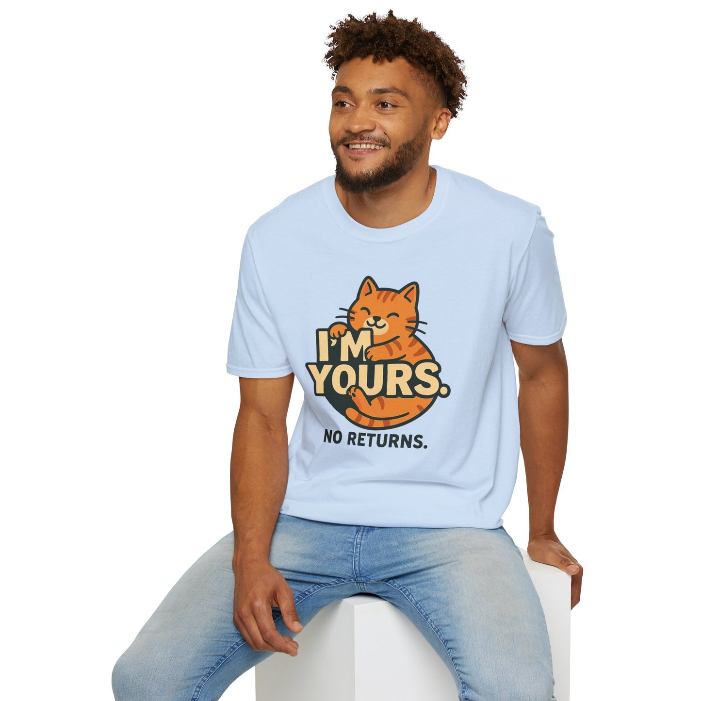 Cat Lover Unisex T-Shirt - I'm Yours, No Returns - Valentine's Day Gift