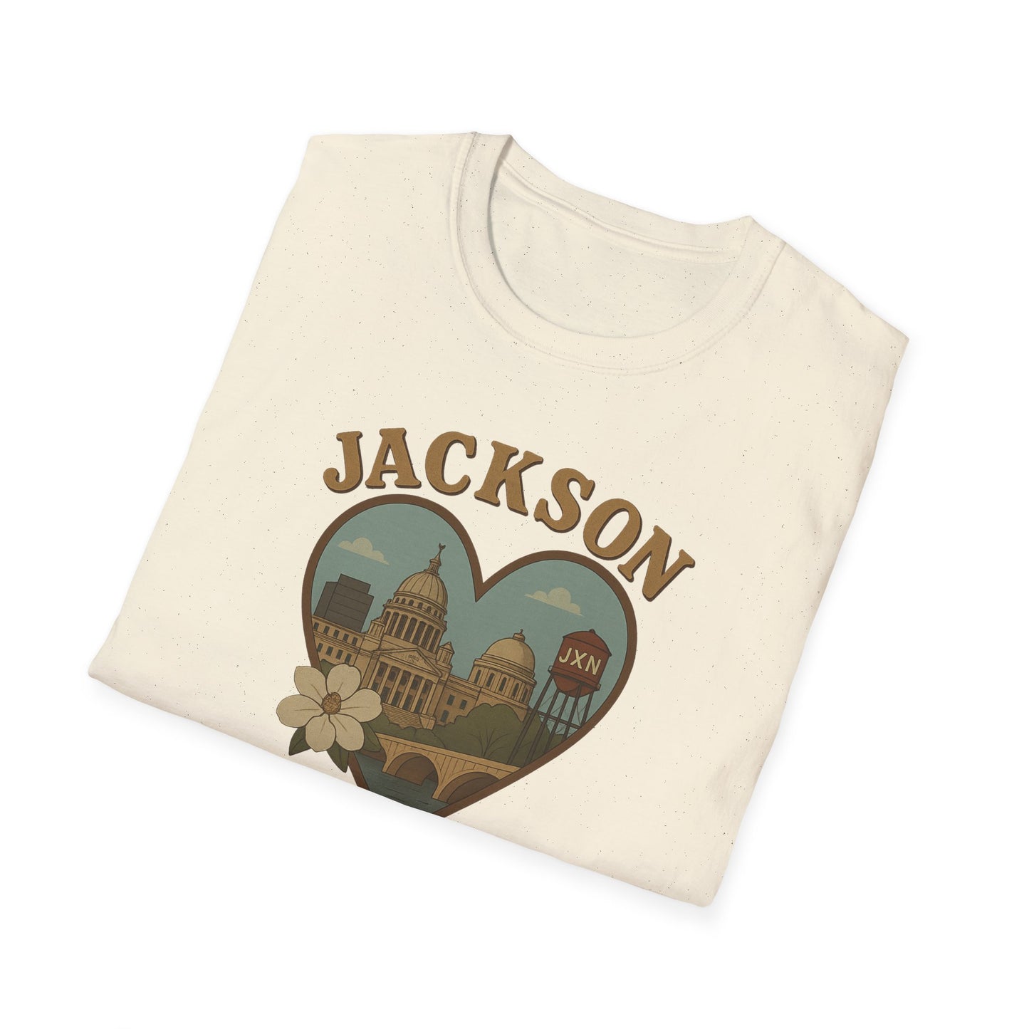 Fall in Love with Jackson's Quirky Charm on This Unisex Gildan Soft Tee!