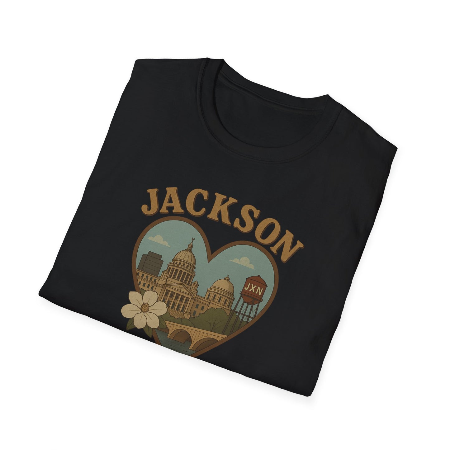 Fall in Love with Jackson's Quirky Charm on This Unisex Gildan Soft Tee!