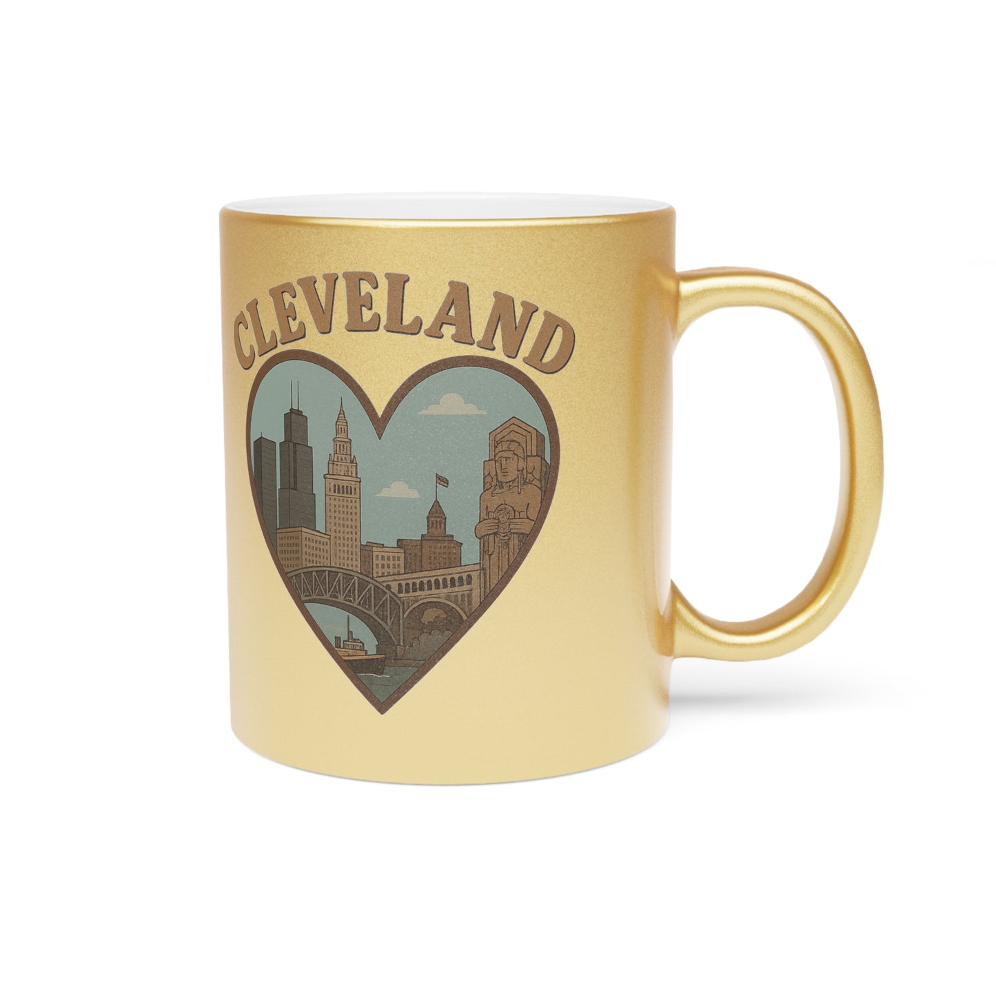 Cleveland People Rejoice: Adorn Your Life with a Vintage Metallic Mug Wonderland!