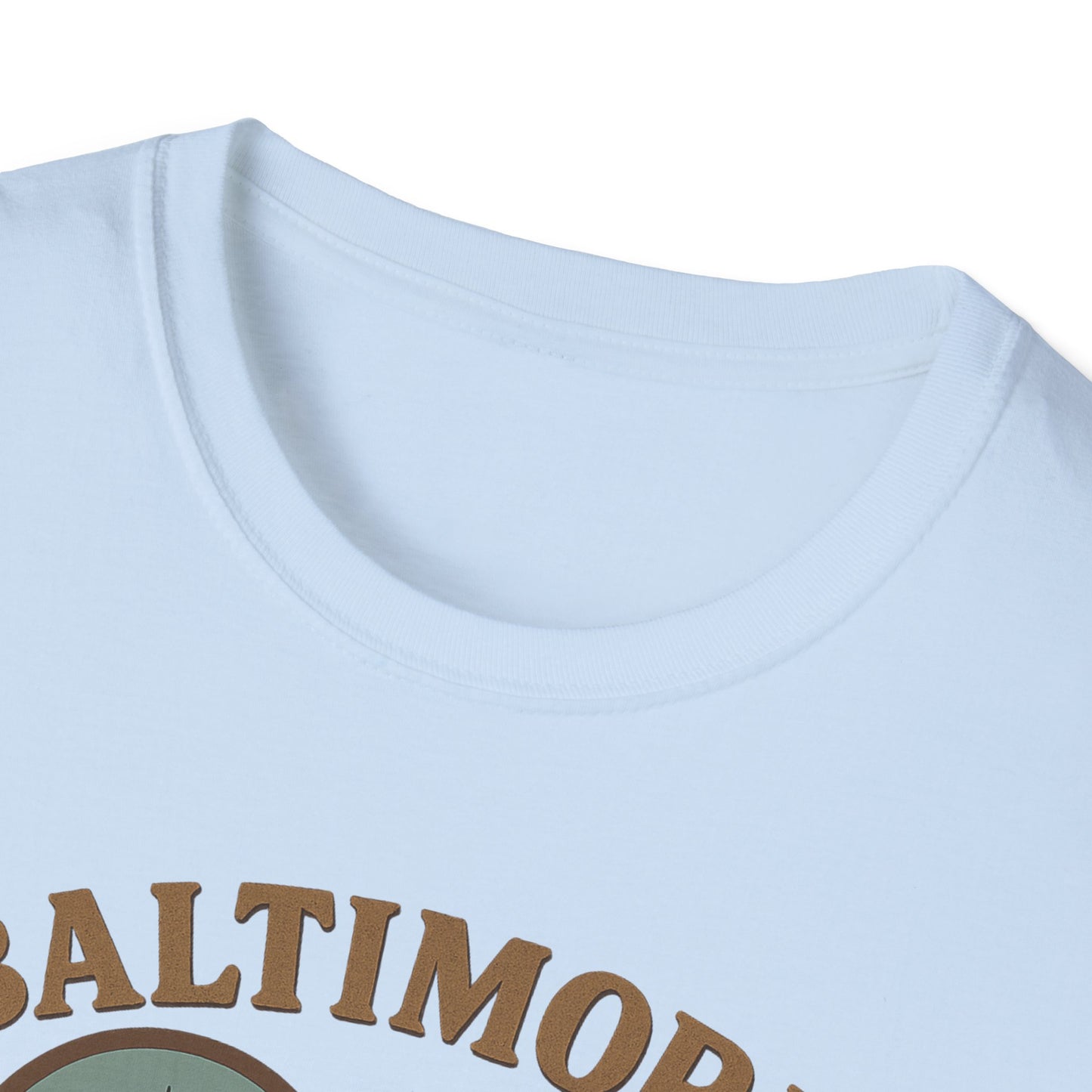 Embrace the Chaos of Baltimore with Our Heartfelt Skyline Crab T-Shirt!