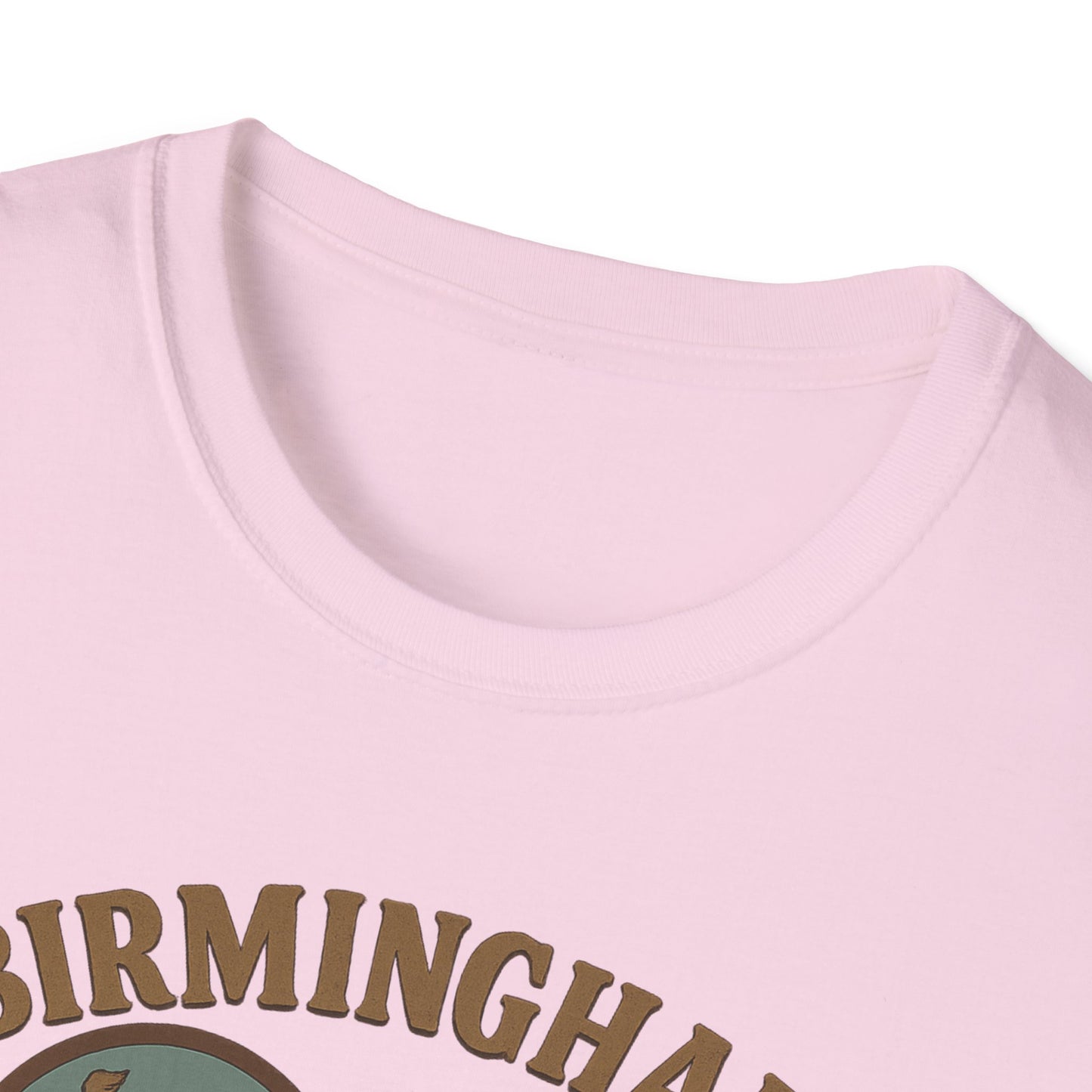 Epic Birmingham Alabama T-Shirt with Skyline and Vulcan - Soft Unisex Gift Apparel