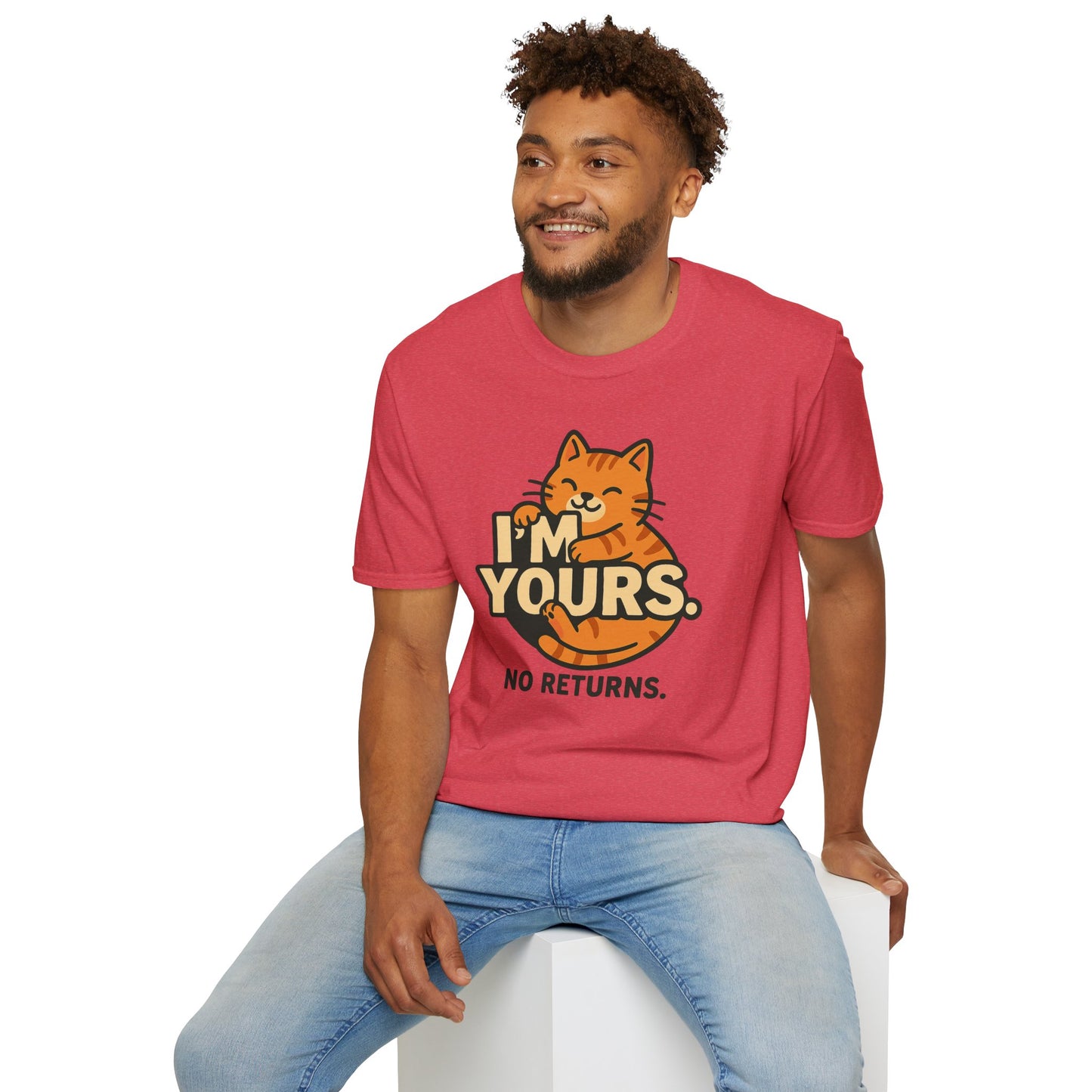 Cat Lover Unisex T-Shirt - I'm Yours, No Returns - Valentine's Day Gift
