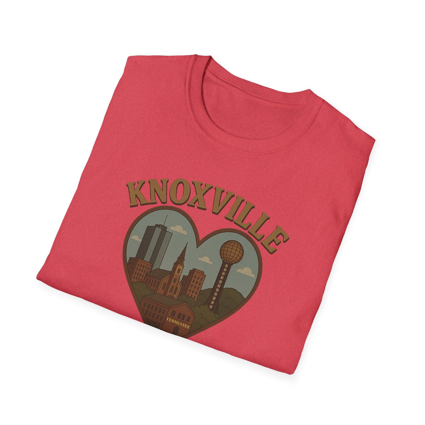 Fall in Love with Knoxville's Iconic Skyline on a Tee - Unisex, Soft, and Perfect for Any Adventure!