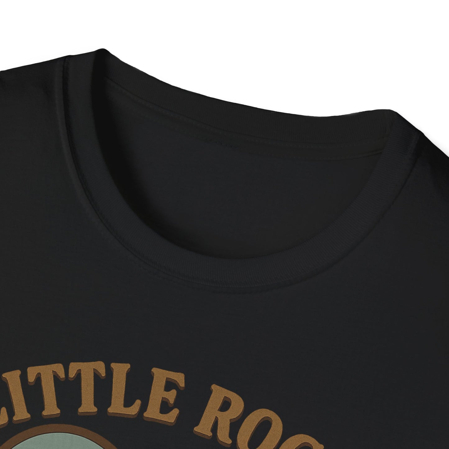 Little Rock Love Affair Graphic Tee - Embrace Arkansas Cityscape in Heart-Shaped Delight