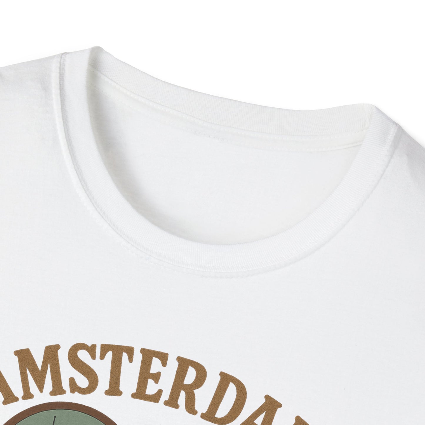 Fall in Love with Amsterdam: Unisex Soft T-Shirt for Travel Enthusiasts