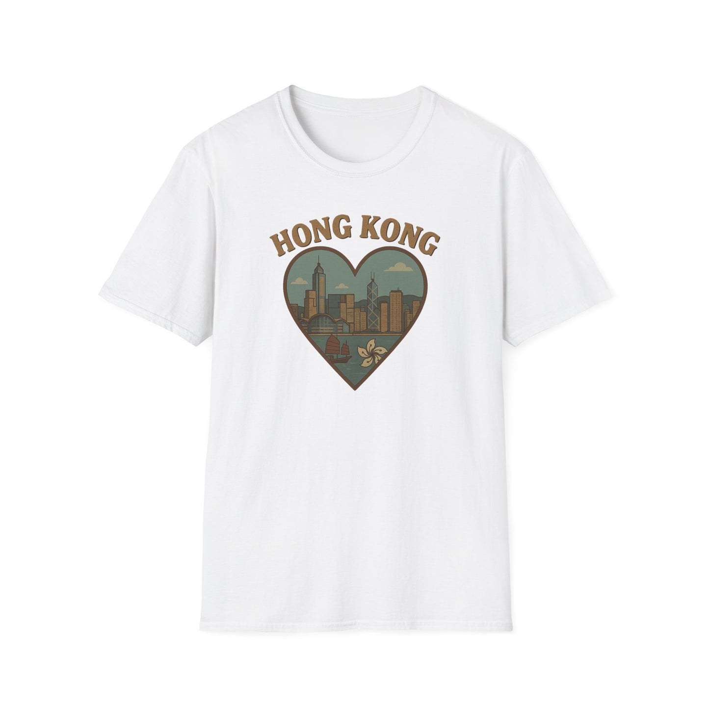 Rock the Heart of Asia with Our Vintage Hong Kong Skyline T-Shirt