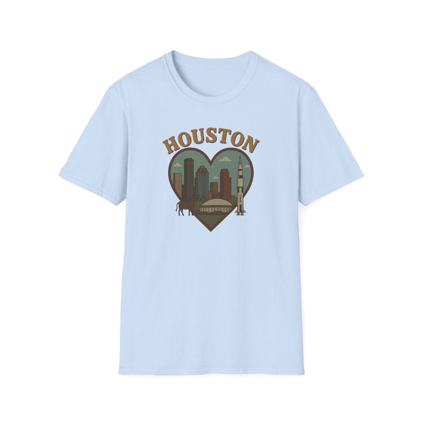 Blast Off to Adventure with Our Out-of-this-World Houston Love Tee