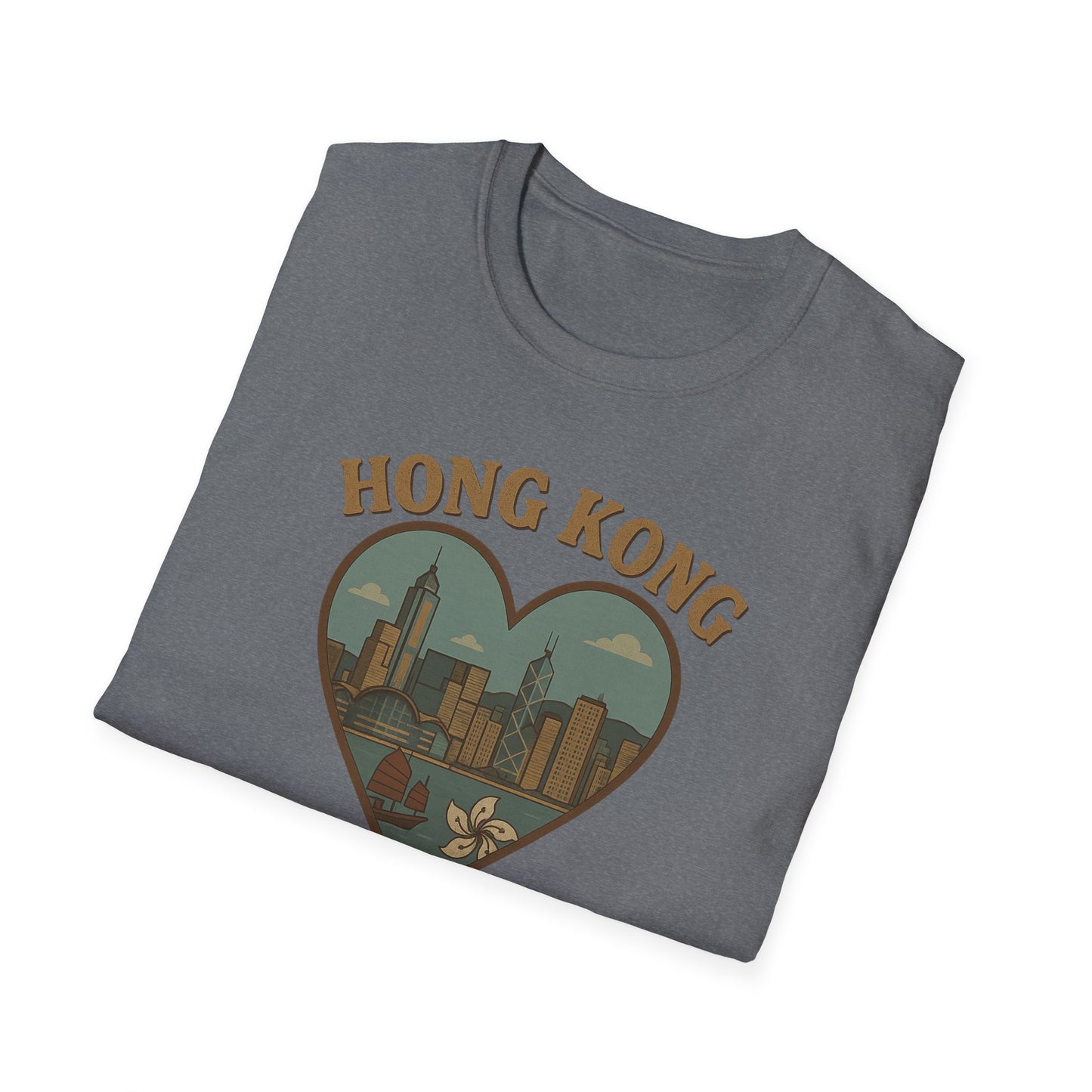 Rock the Heart of Asia with Our Vintage Hong Kong Skyline T-Shirt