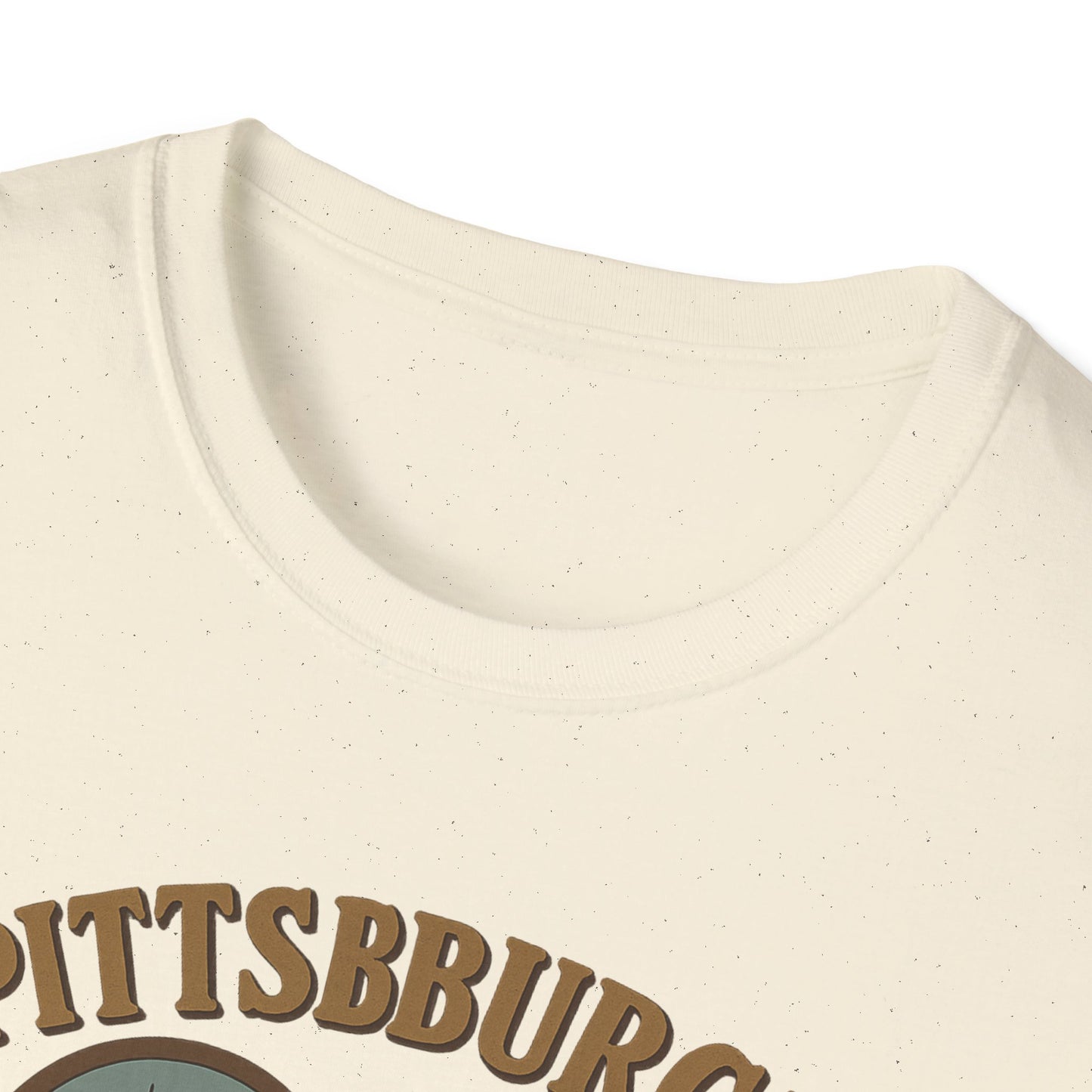 Fall in Love with Pittsburgh's Skyline Heart T-shirt – Unisex Urban Romance Tee