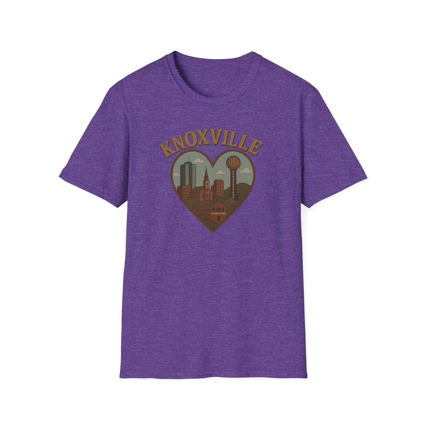 Fall in Love with Knoxville's Iconic Skyline on a Tee - Unisex, Soft, and Perfect for Any Adventure!