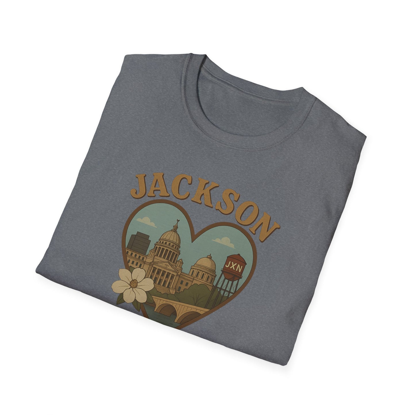 Fall in Love with Jackson's Quirky Charm on This Unisex Gildan Soft Tee!