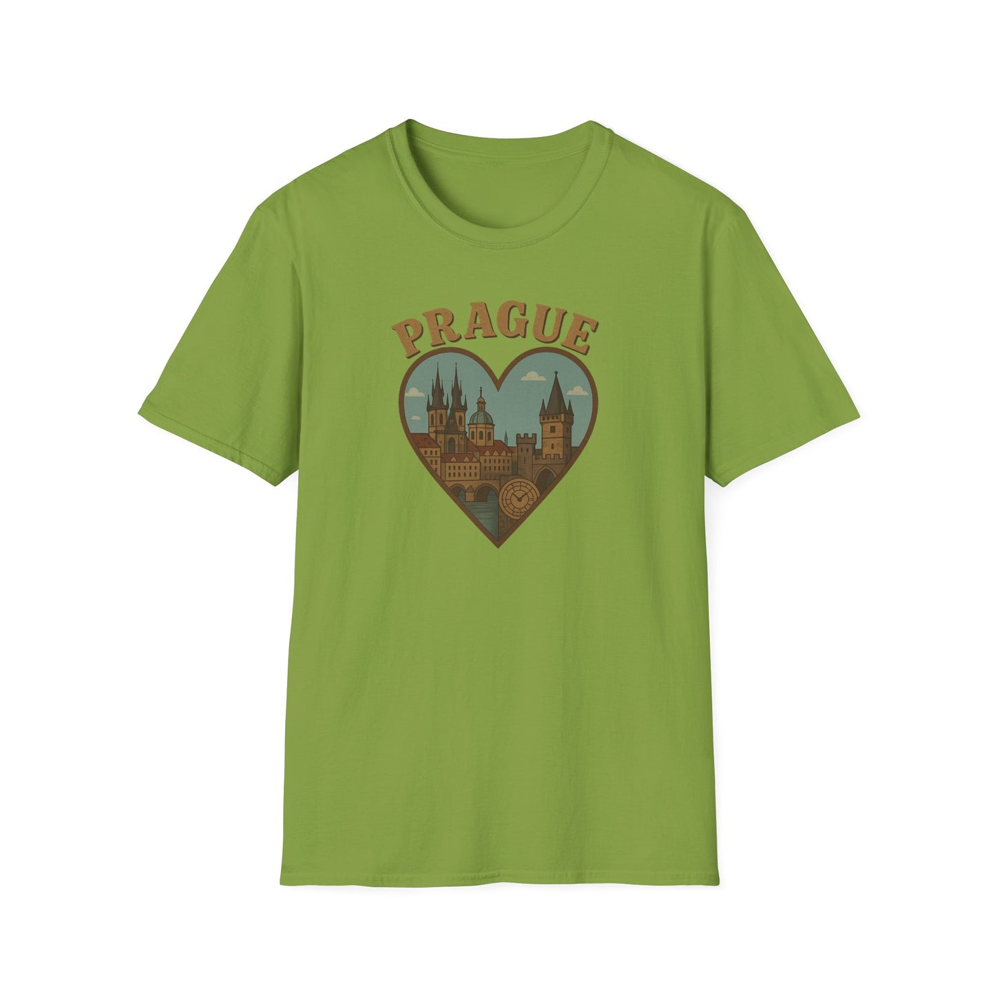 Unisex Shirt With Heartwarming Architecture of Enchanting Prague