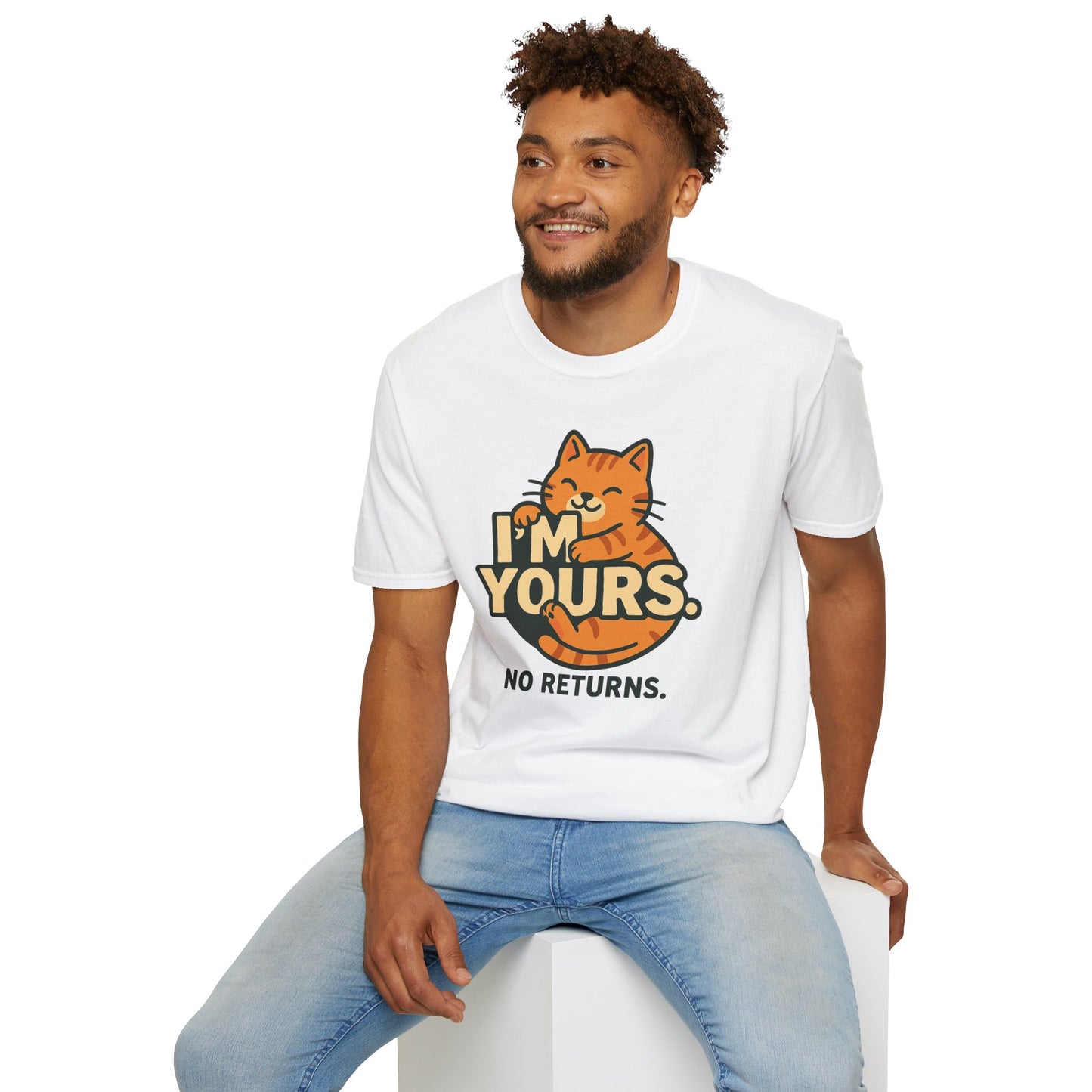 Cat Lover Unisex T-Shirt - I'm Yours, No Returns - Valentine's Day Gift