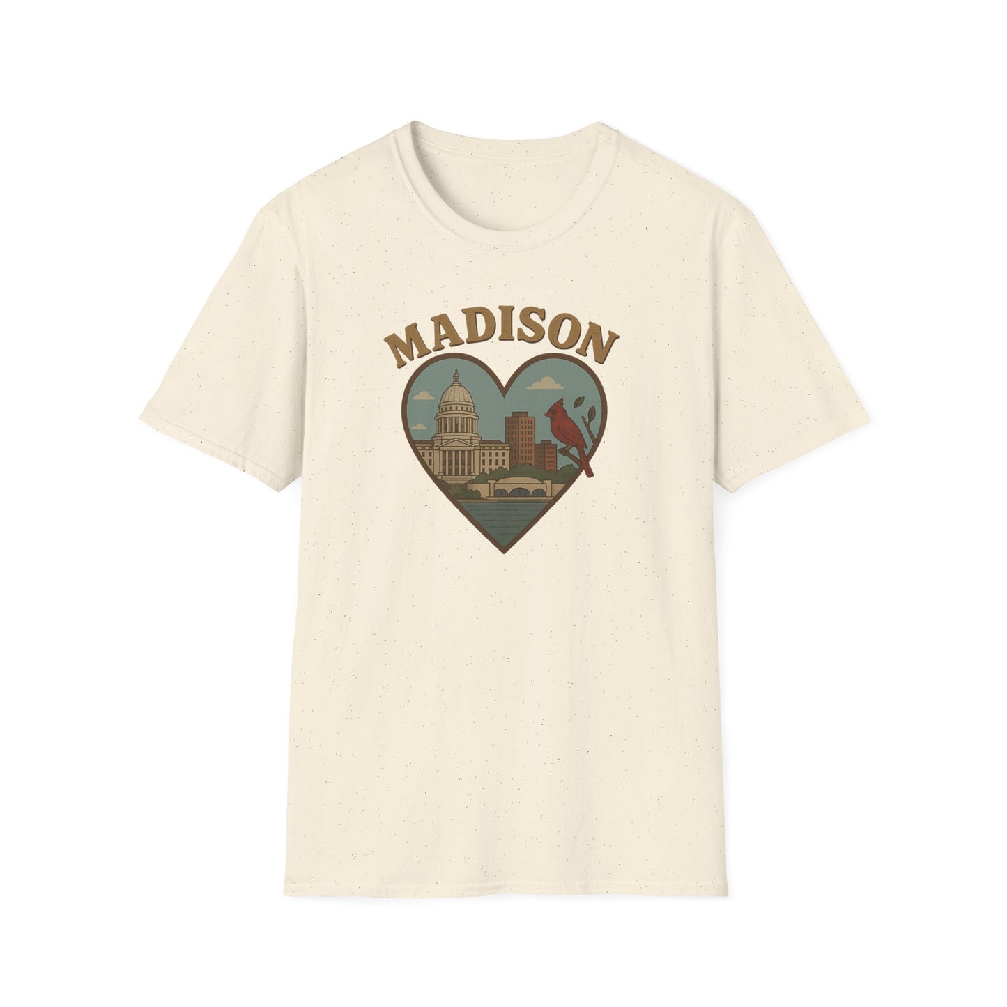Fall in Love with Madison's Irreverent Heart and Cardinal T-Shirt