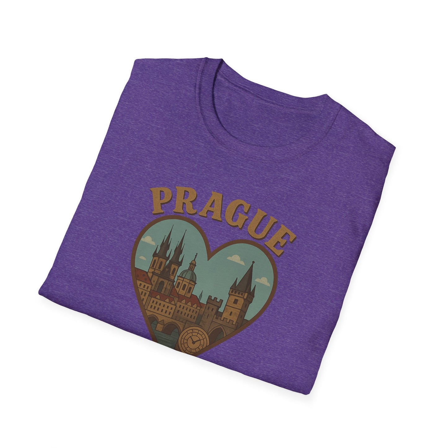 Unisex Shirt With Heartwarming Architecture of Enchanting Prague