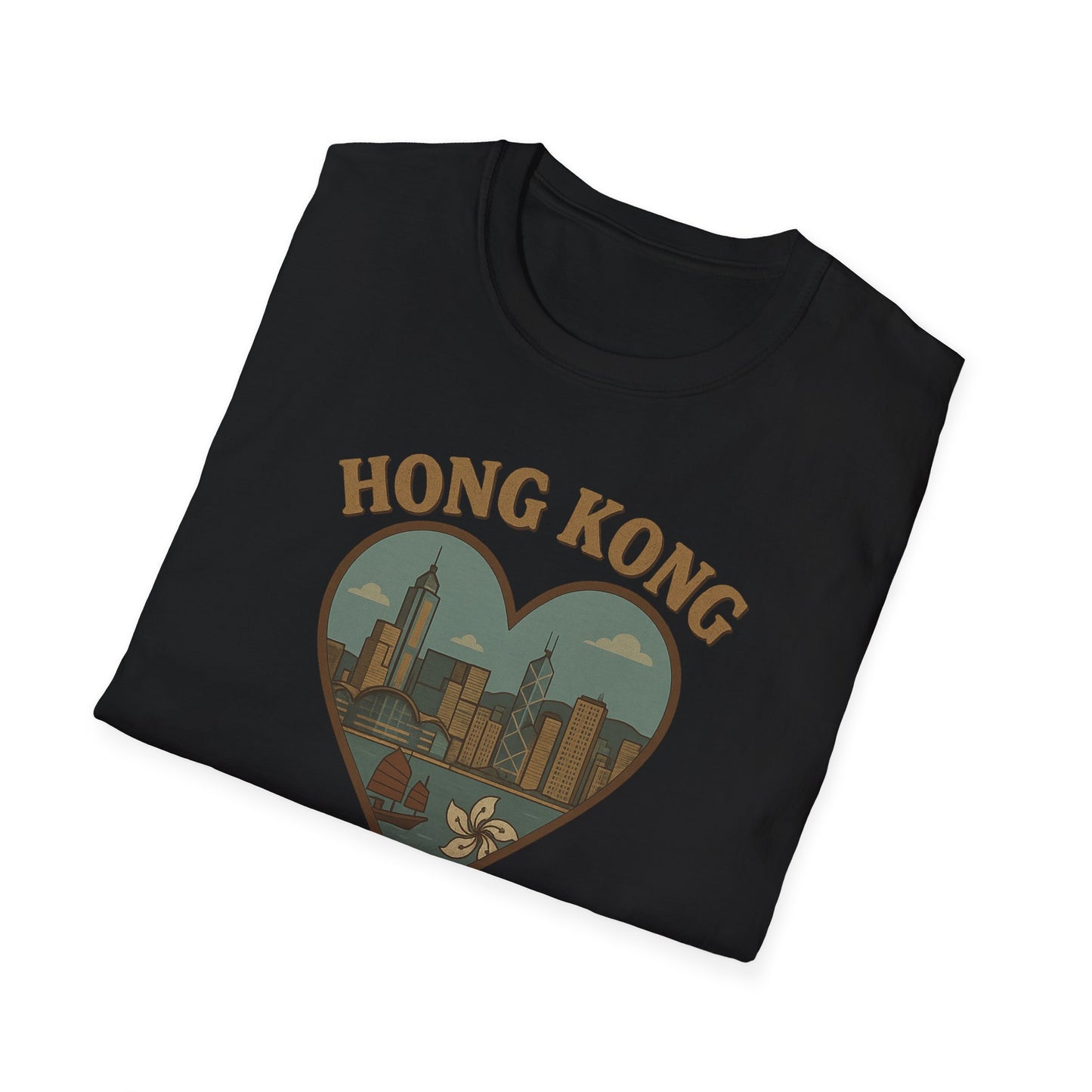 Rock the Heart of Asia with Our Vintage Hong Kong Skyline T-Shirt