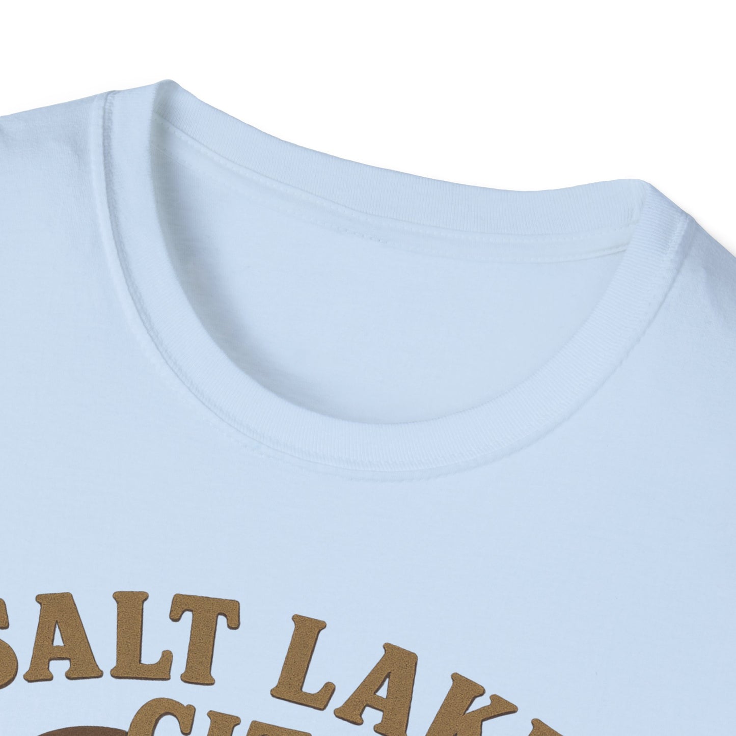 Embrace the Salty Air with Our Retro Salt Lake City Scenic Heart T-Shirt