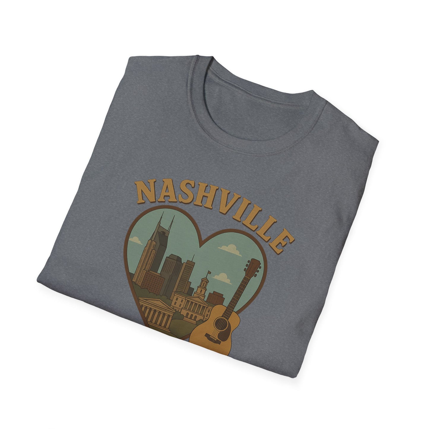 Nashville Unisex T-Shirt: Strum Your Heart to the Country Vibes Skyline