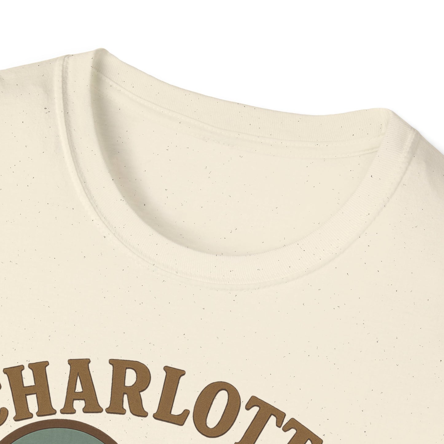 Fall in Love with Charlotte Unisex T-Shirt - Heartfelt City Skyline Style!