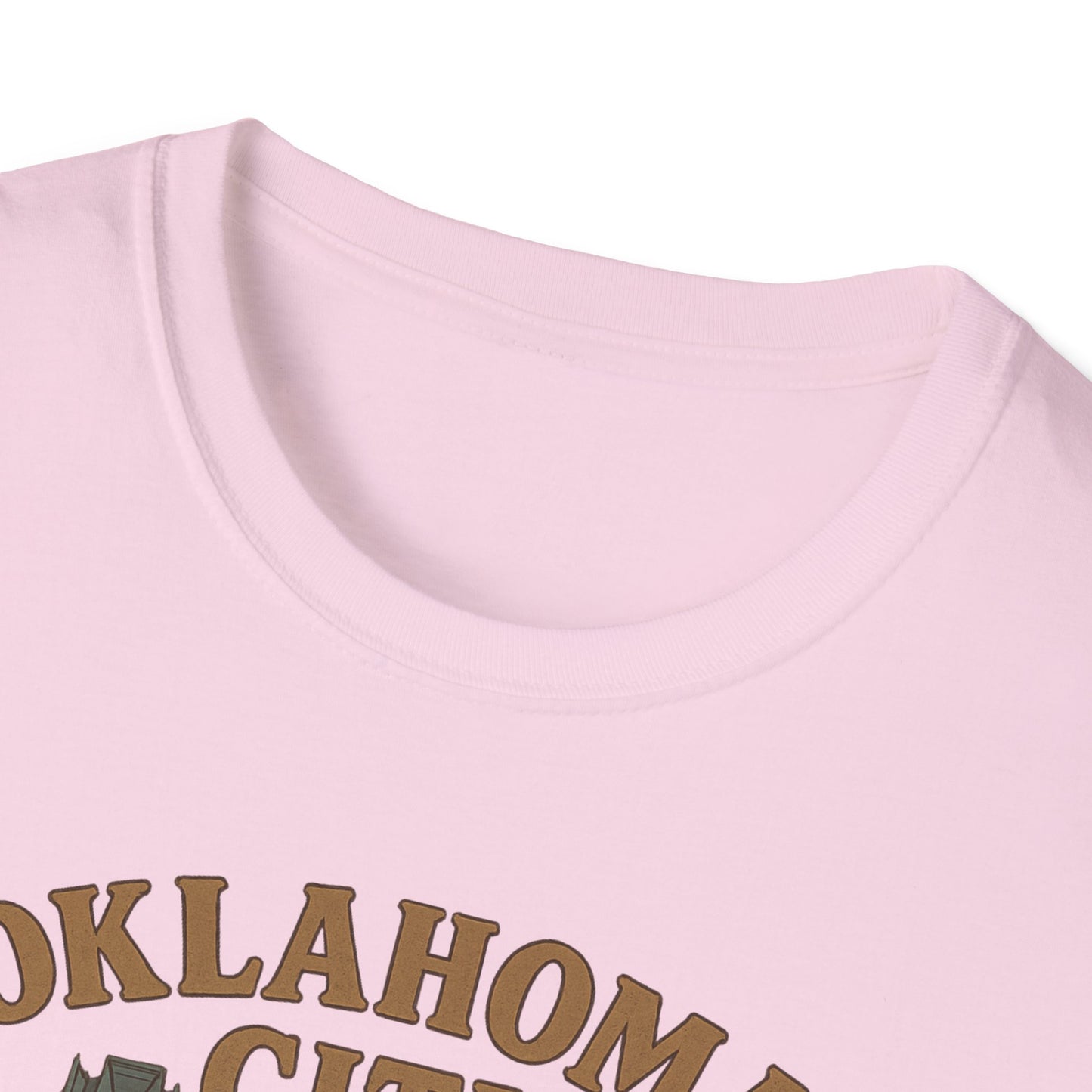 Fall Head Over Heels for Oklahoma City with This Soft Unisex Skyline Tee